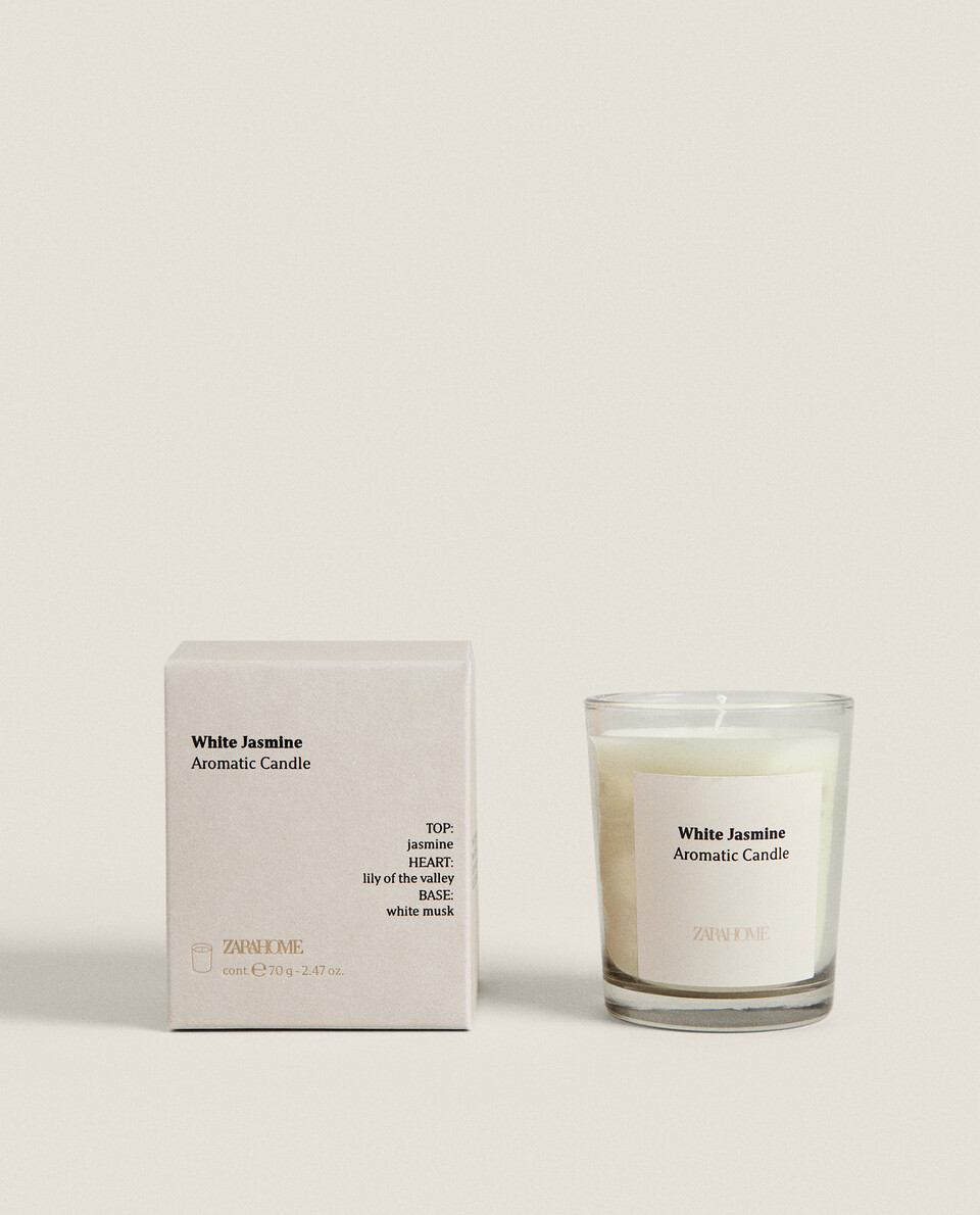 （70克） “WHITE JASMINE”白茉莉花系列迷你香氛蠟燭