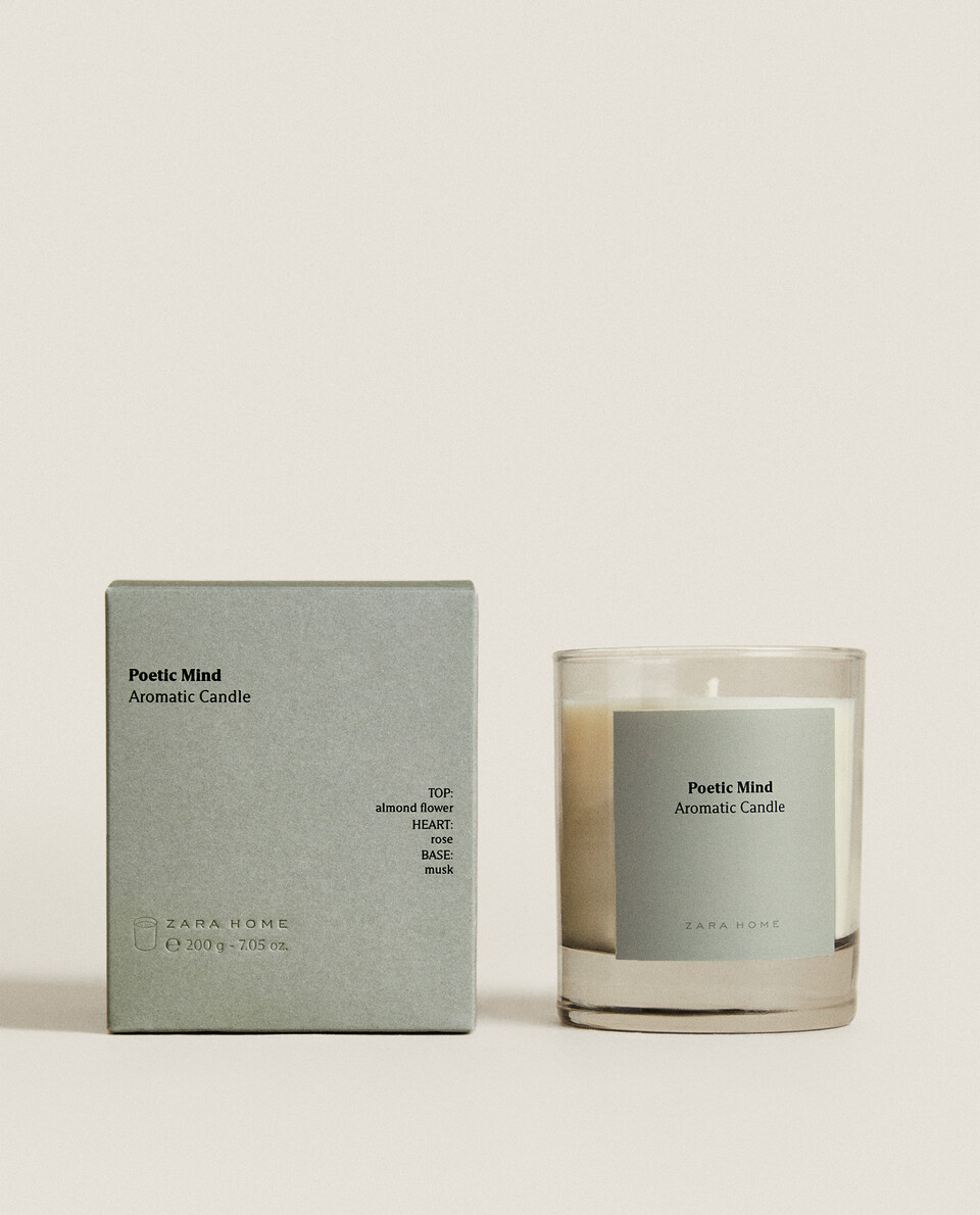 200 G POETIC MIND SCENTED CANDLE Zara Home Croatia