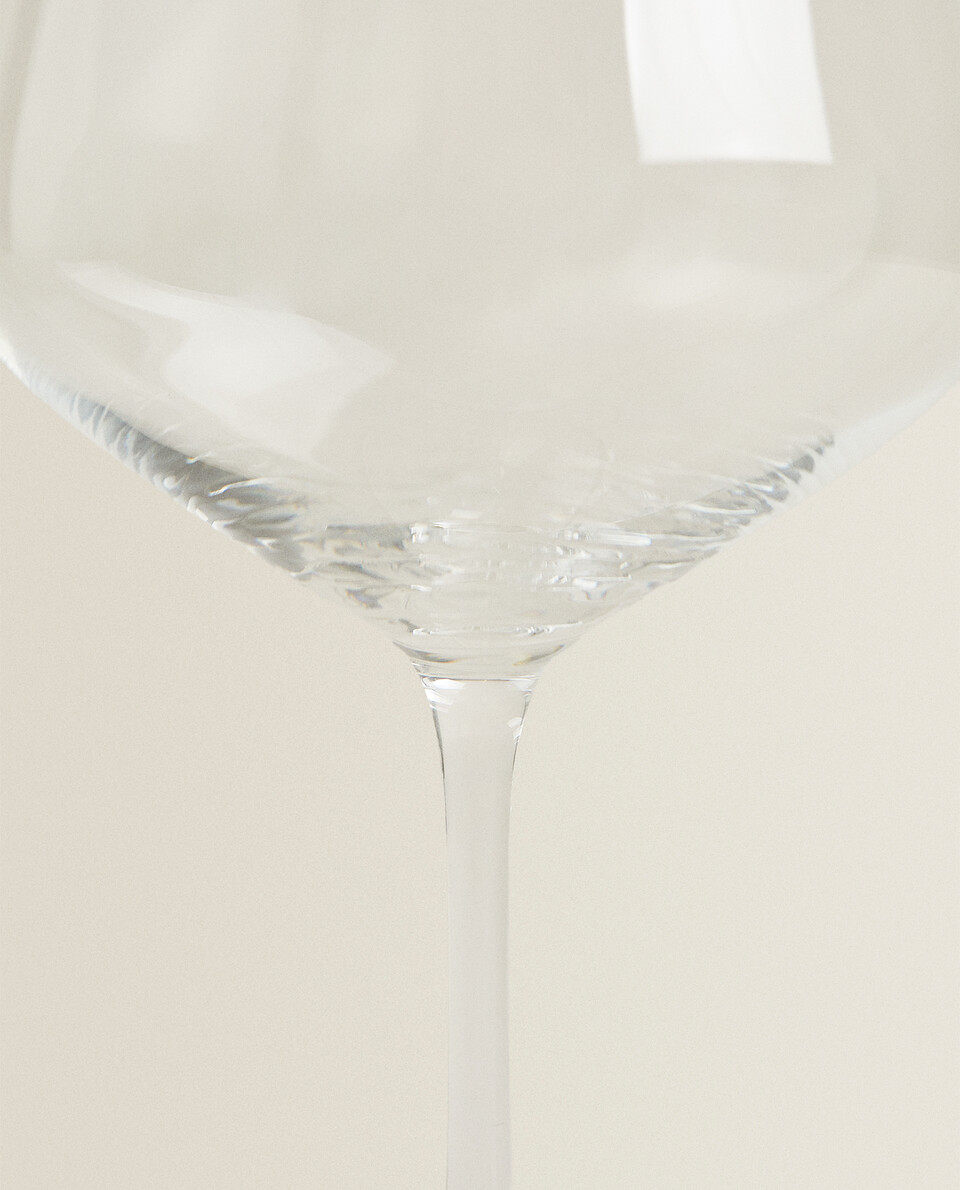LARGE BOHEMIA CRYSTAL GLASS