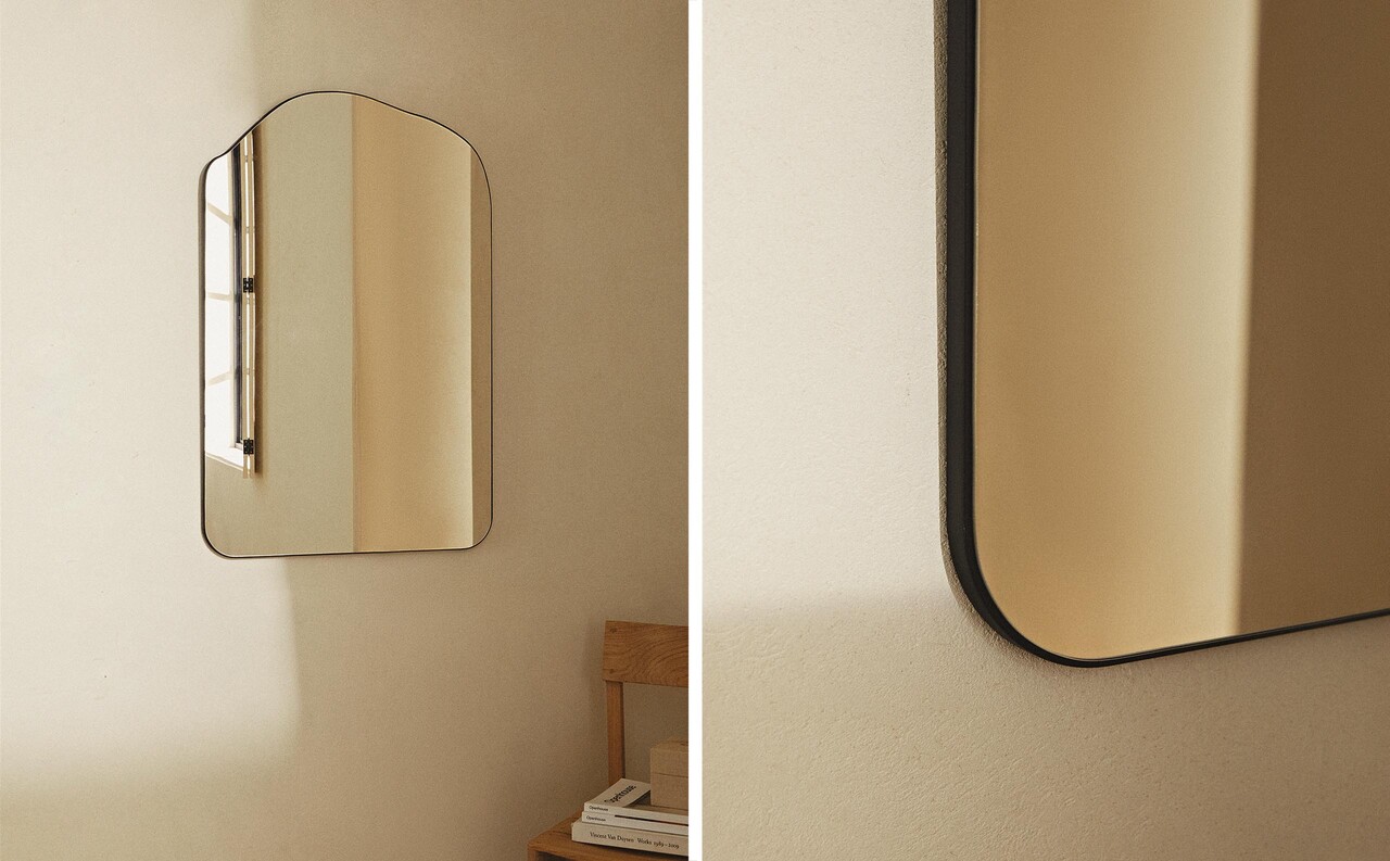 全身鏡 壁掛け ZARA HOME ラージイレギュラーミラー ミラー/鏡