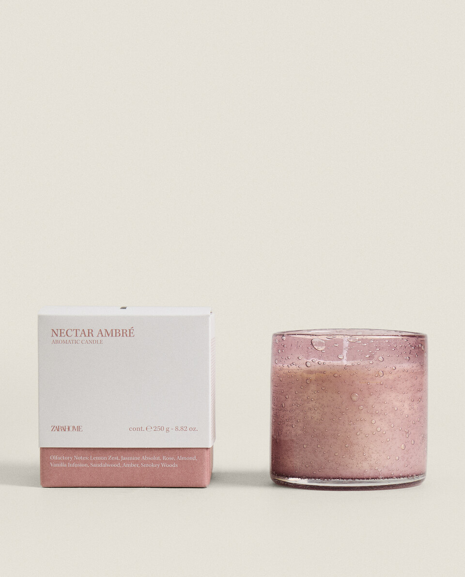 (250 G) NECTAR AMBRÉ SCENTED CANDLE