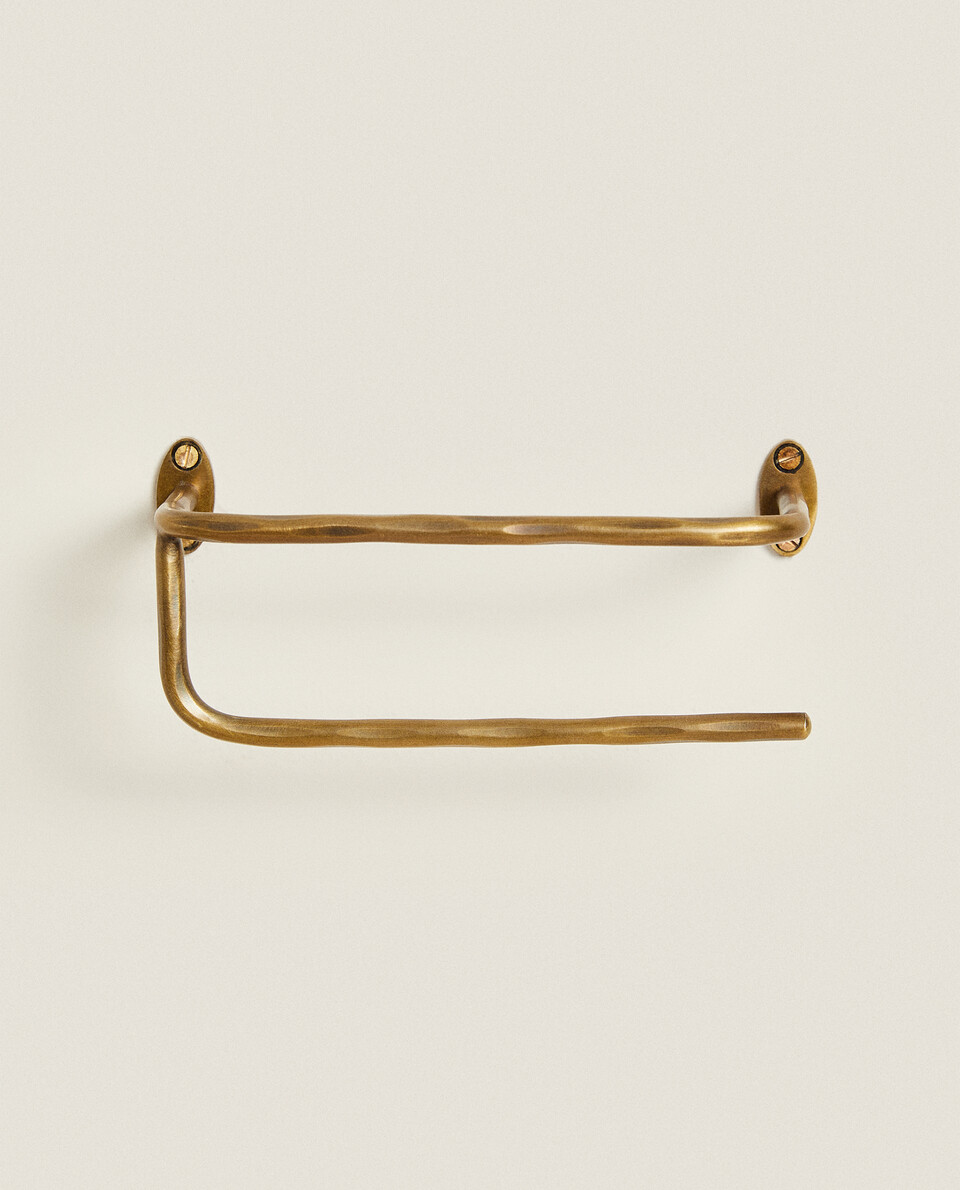 GOLDEN TOILET ROLL HOLDER Zara Home United States of America