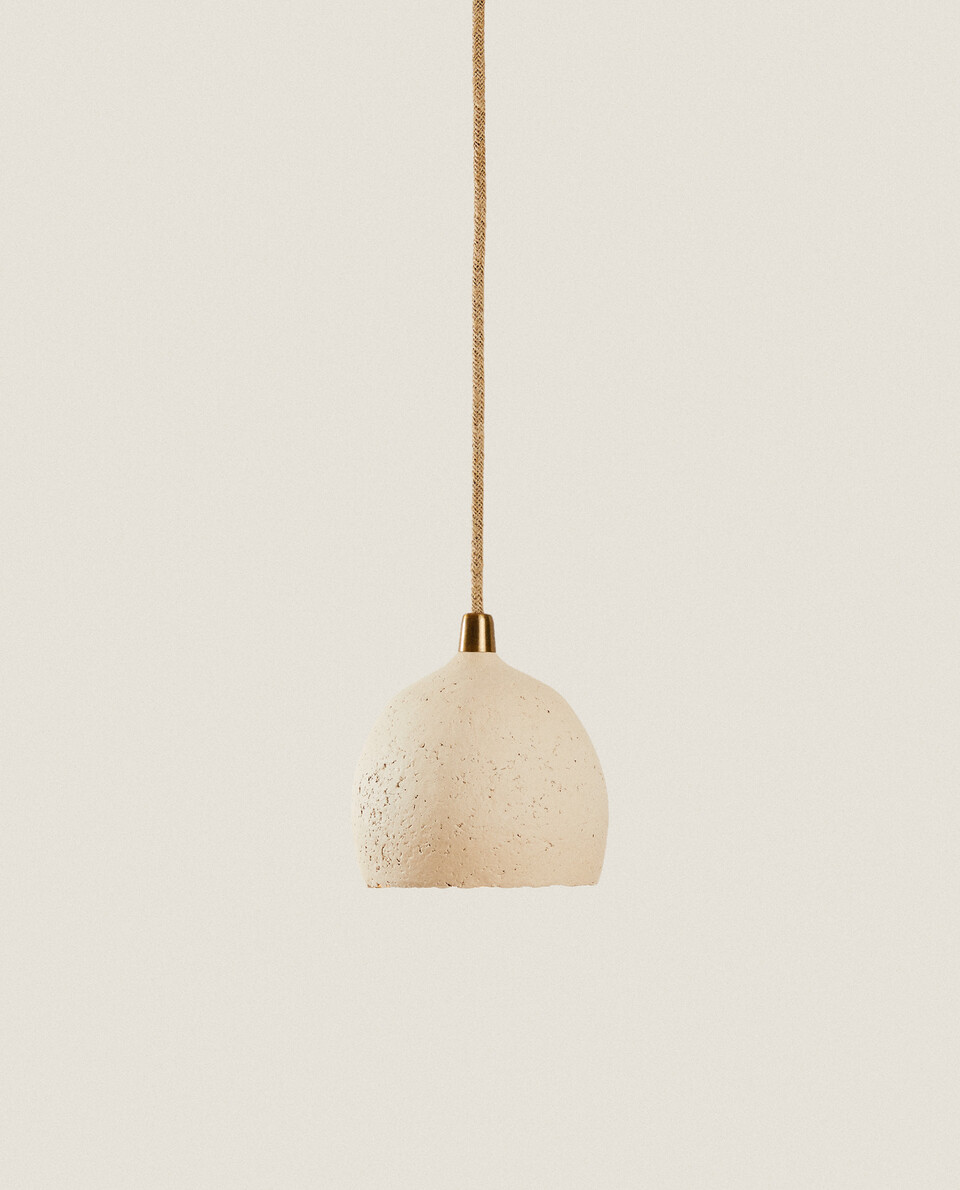 PAPIER-MÂCHÉ PENDANT LAMP | Zara Home United States of America