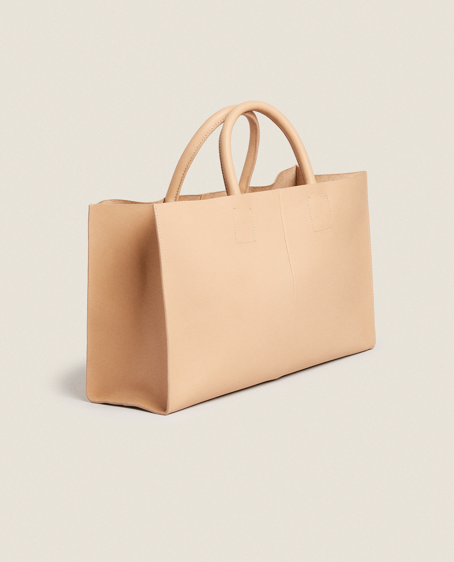 LEATHER TOTE BAG | Zara Home Україна / Ukraine