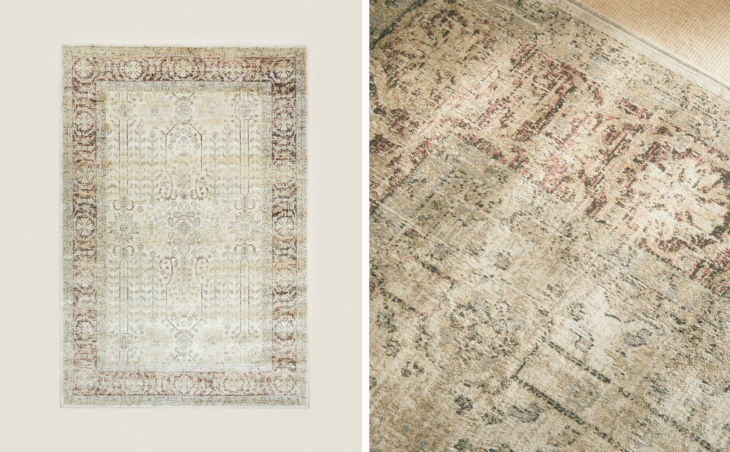VINTAGE-EFFECT RUG