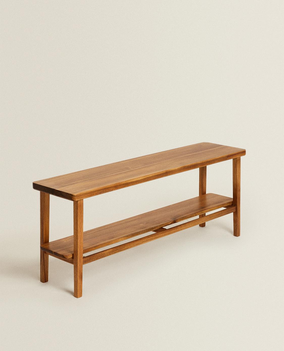 2人掛けベンチチェア アカシア | Zara Home 日本/Japan