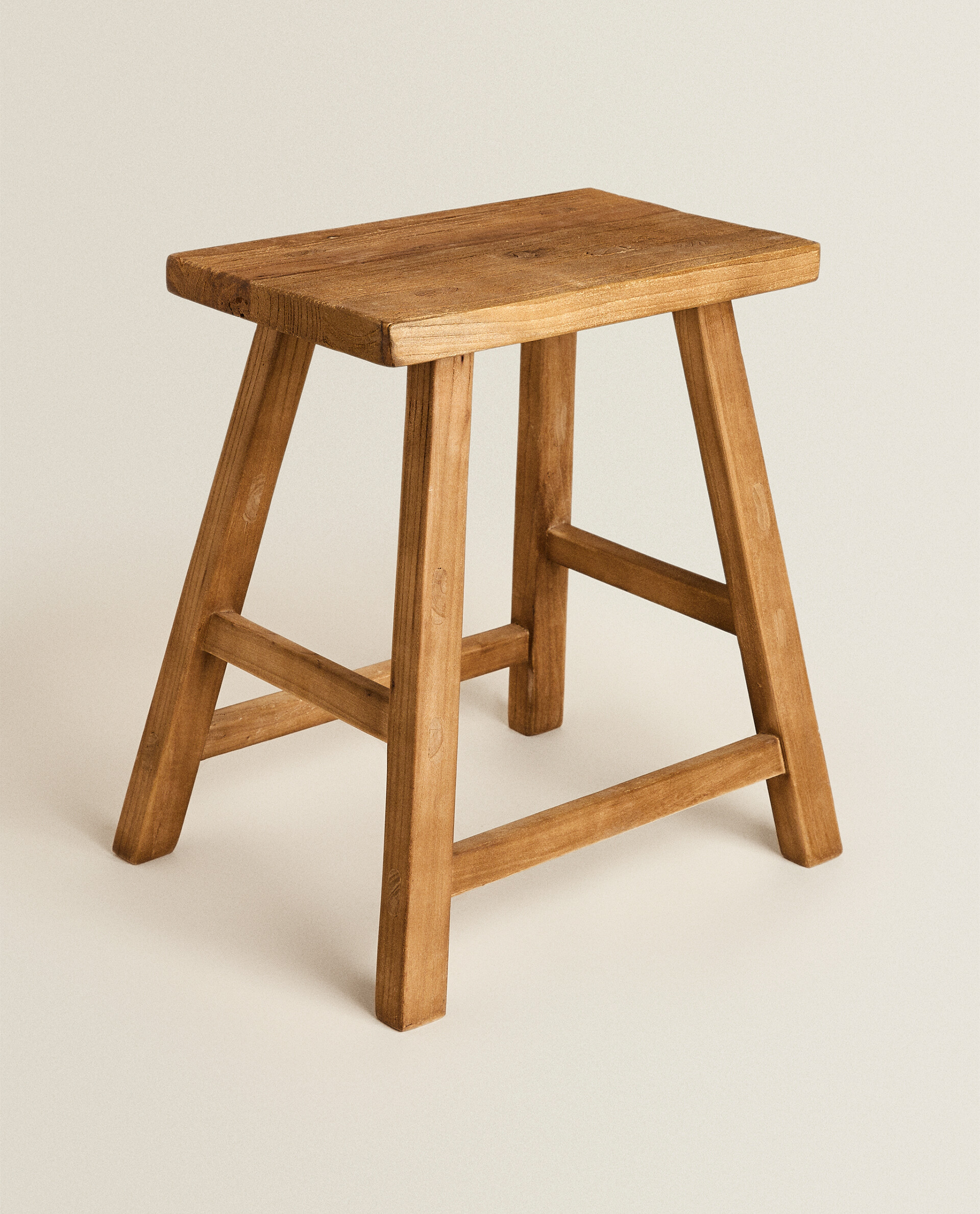 Zara wooden stool discount