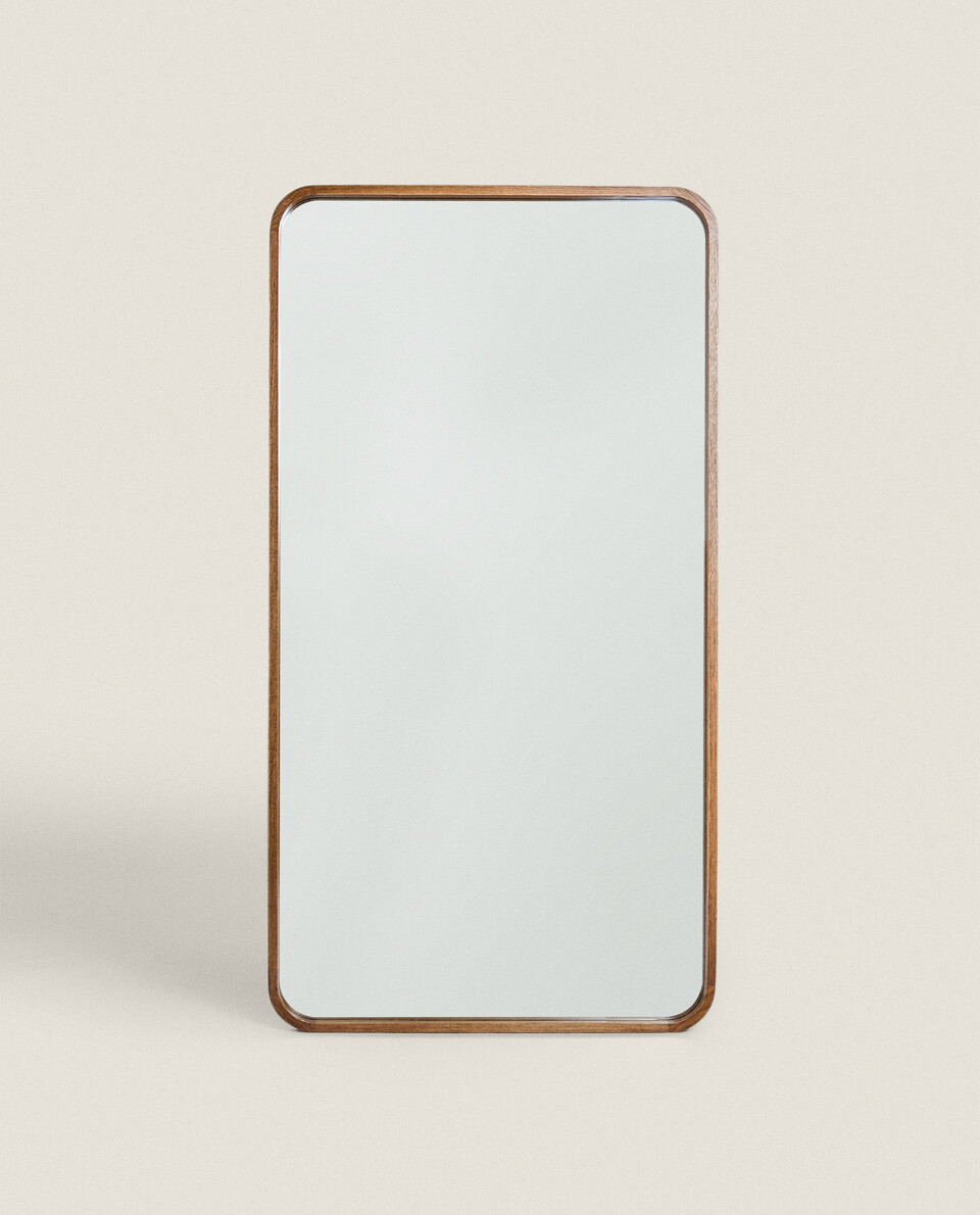 Large full length mirror with rounded frame zara home canada