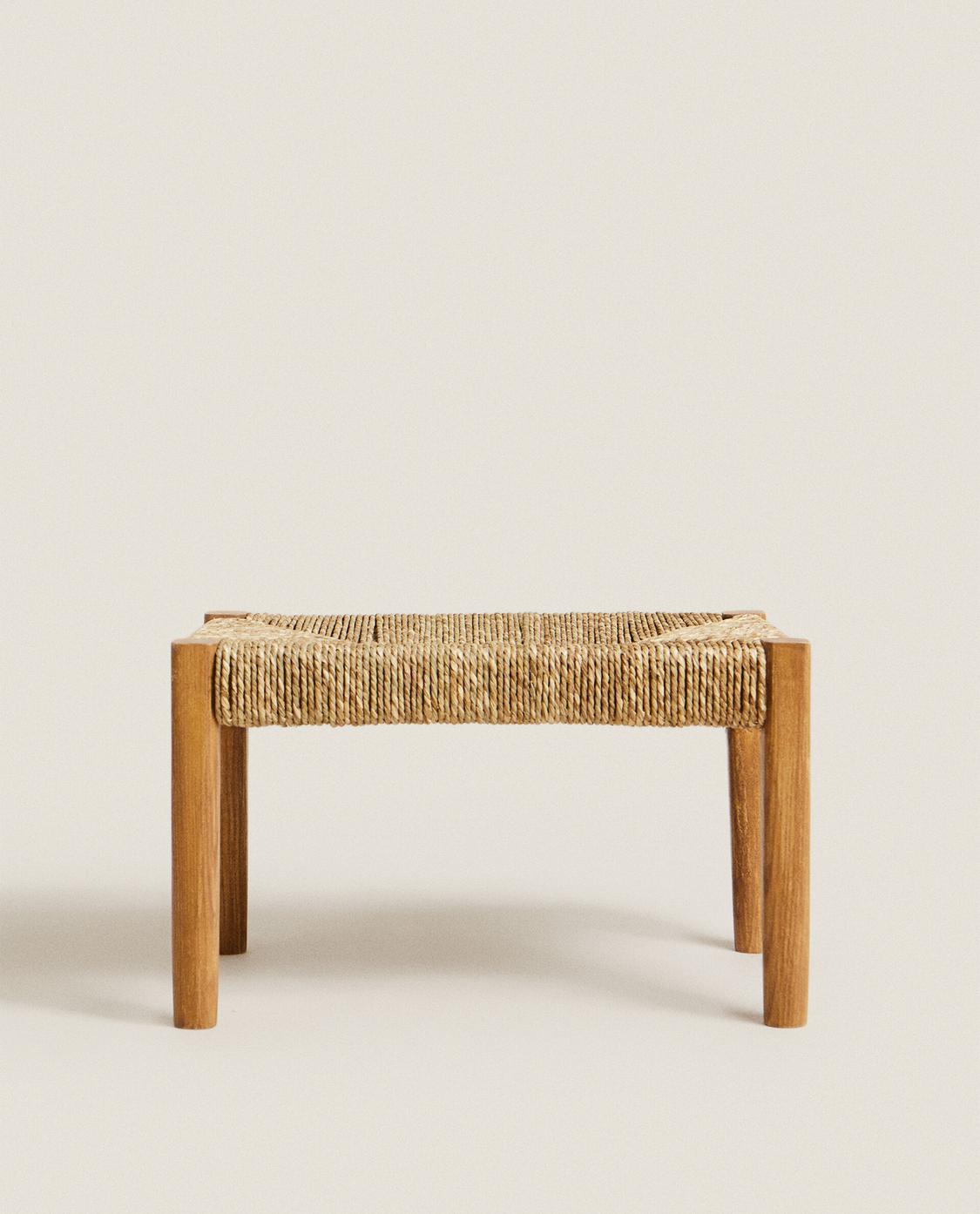 ZARA HOME 木のスツール(小物は含まず) 2個セット