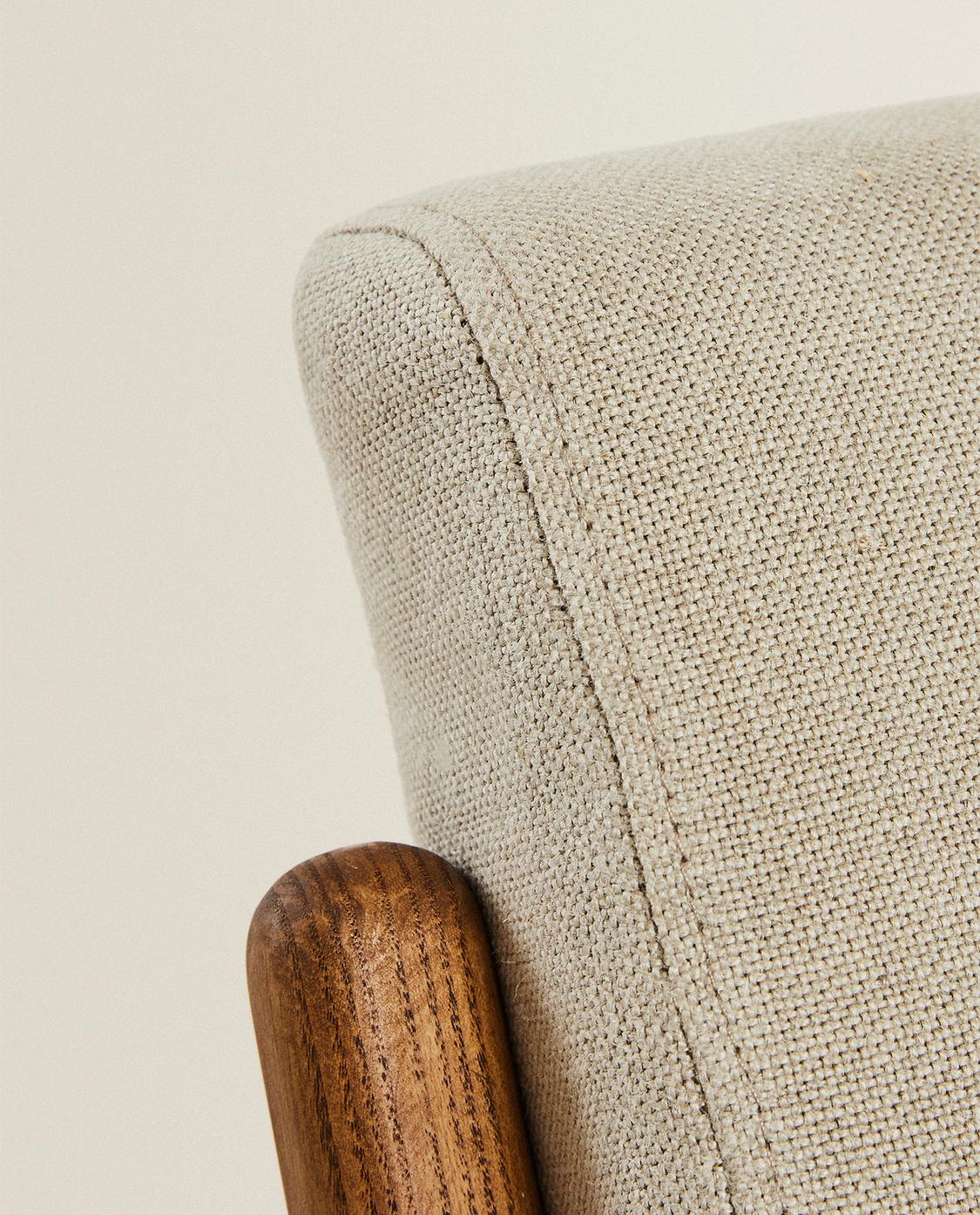 アッシュウッド＆リネン アームチェア | Zara Home 日本/Japan