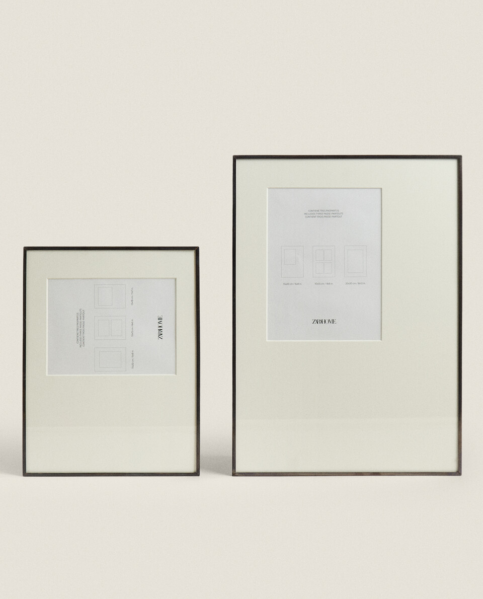 PHOTO FRAME WITH MAT | Frame 9.1" height