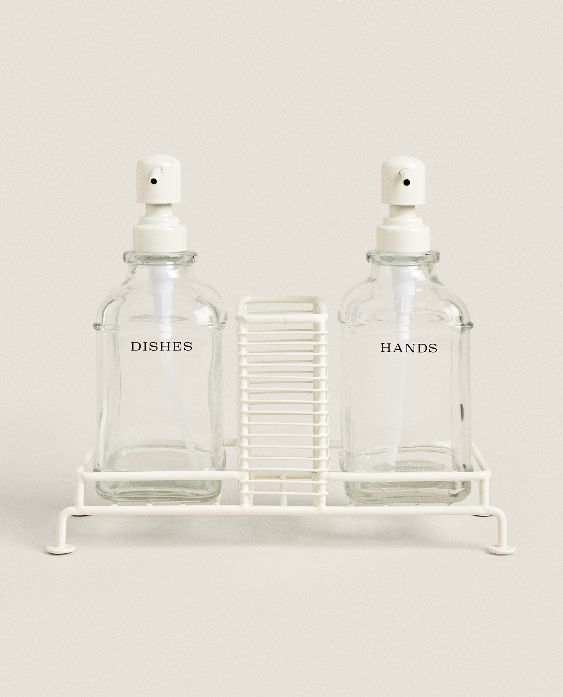 DOUBLE KITCHEN DISPENSER WITH STAND | Zara Home United