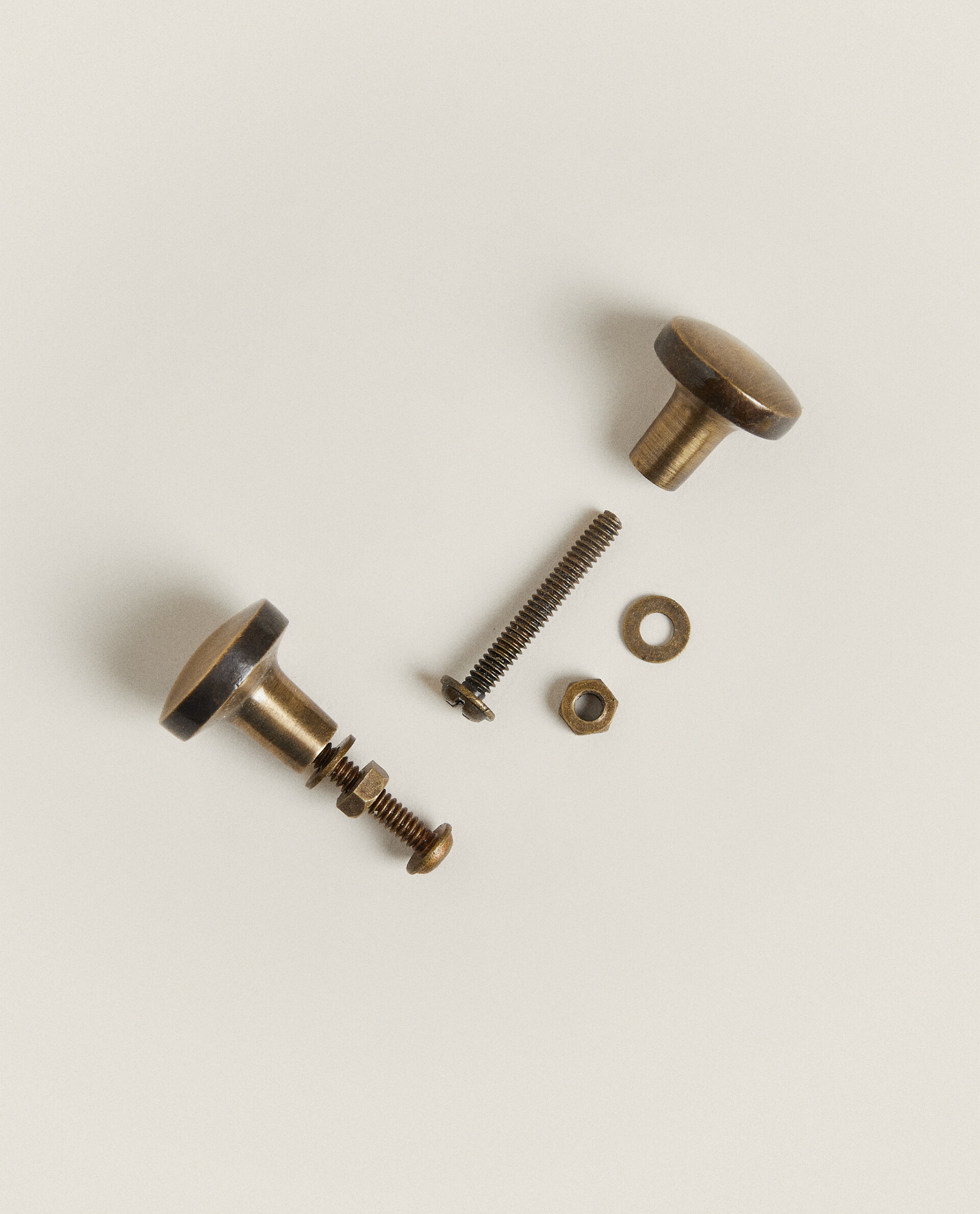 ドアノブ　作家物　真鍮　クロワッサン型　2個セット ドアノブ 作家物 真鍮 クロワッサン型 2個セット イタリア製