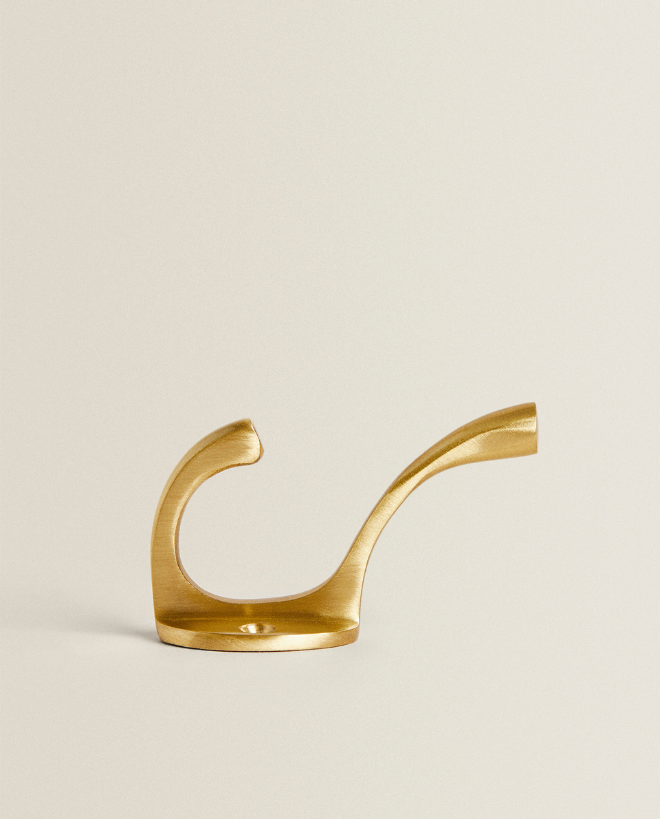 GOLD METAL HOOK - TOWEL RACKS AND HOOKS - BATHROOM | Zara Home United ...