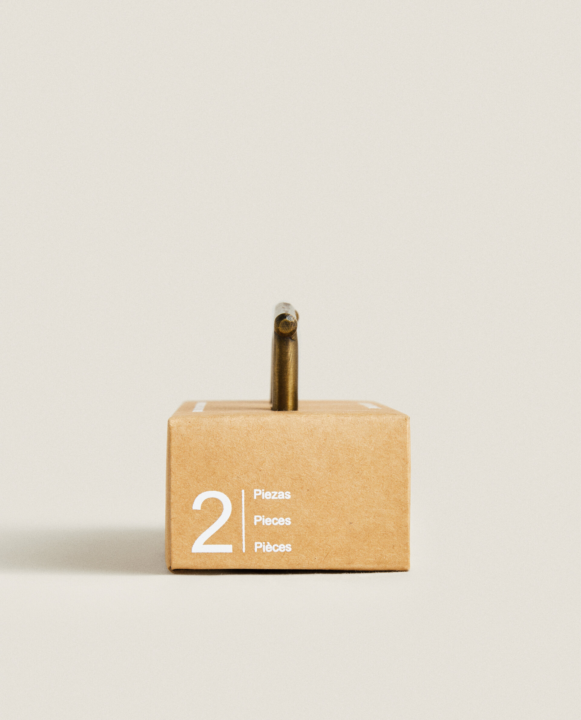 PACK OF GOLDEN METAL HANDLES (PACK OF 2) | Zara Home Kosovo