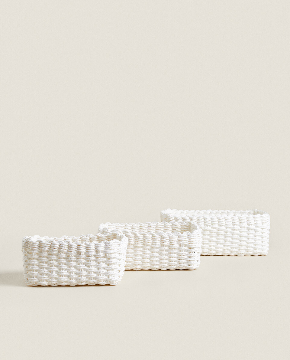 ペーパー ウーブンバスケット | Zara Home 日本/Japan