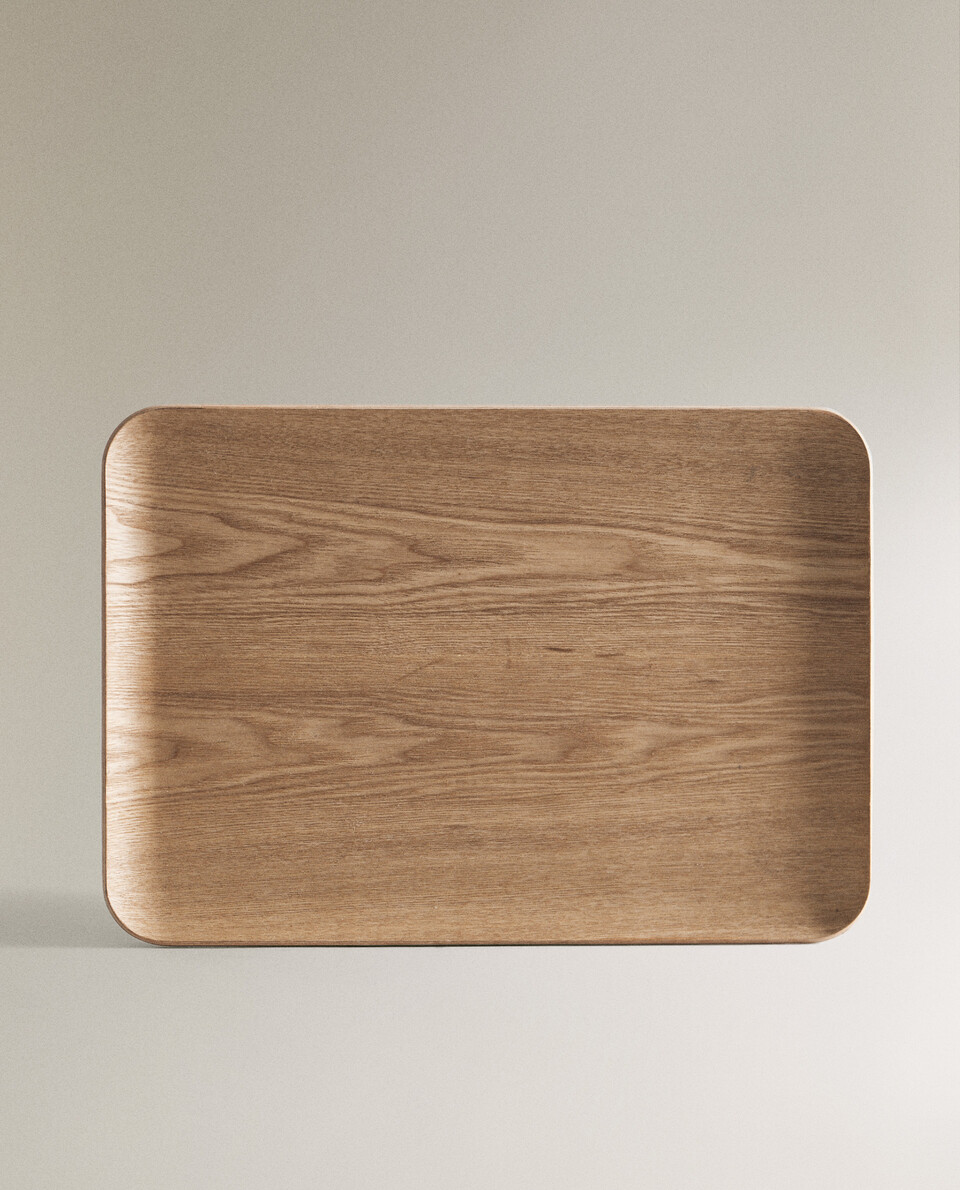 RECTANGULAR WOODEN TRAY | Zara Home Canada