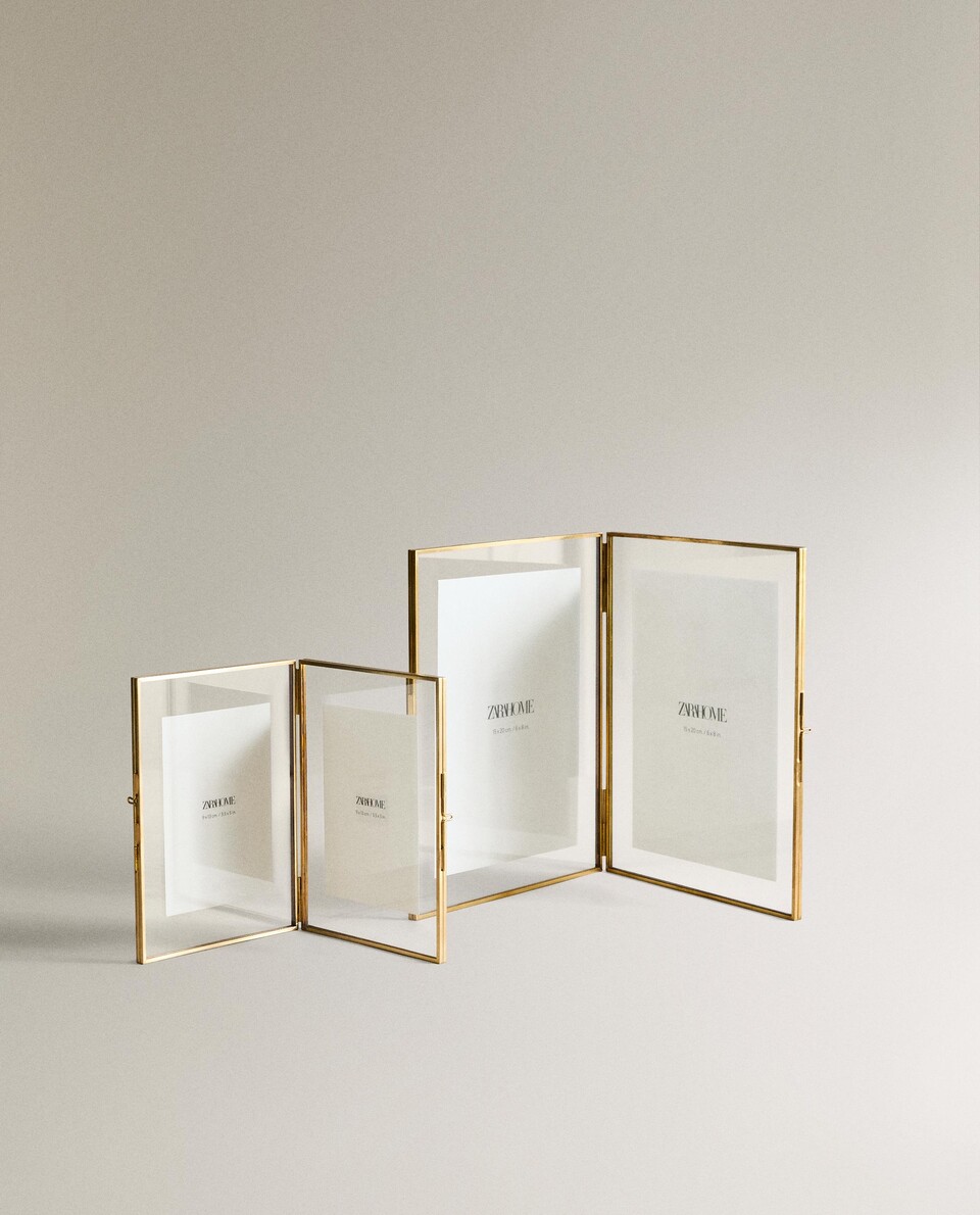 ダブルゴールド フォトフレーム | Zara Home 日本/Japan