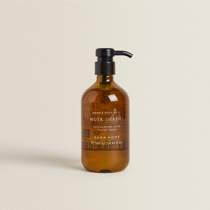 (240 ML) BERGAMOT&ROSE, LEATHER LIQUID HAND AND BODY SOAP - Soap - HAND AND BODY CARE - FRAGRANCES | Zara Home Spain