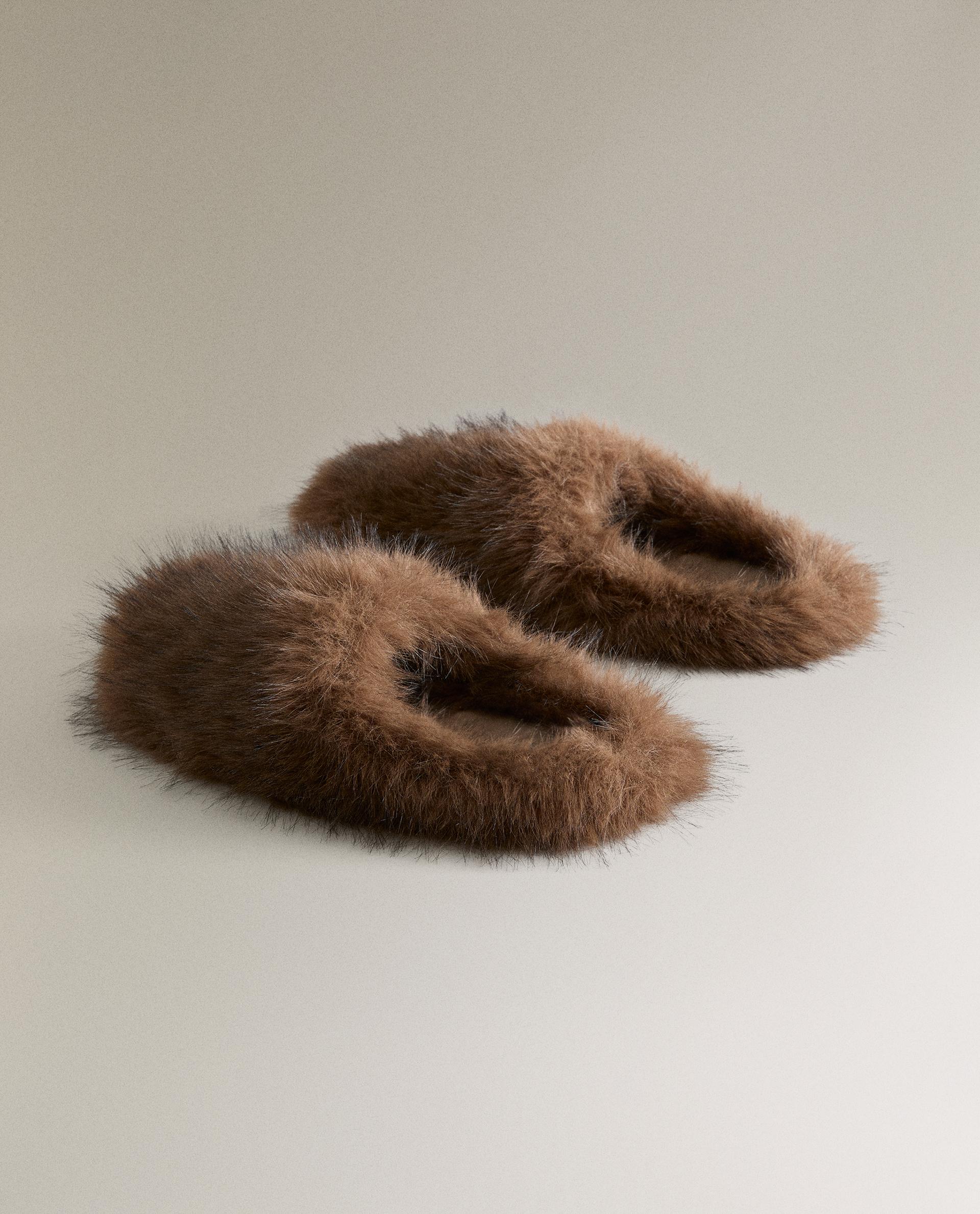 【COSYHARU】Garens Minimal Fur Slippers COSYHARU】Garens Minimal Fur Slippers (COSYHARU/サンダル