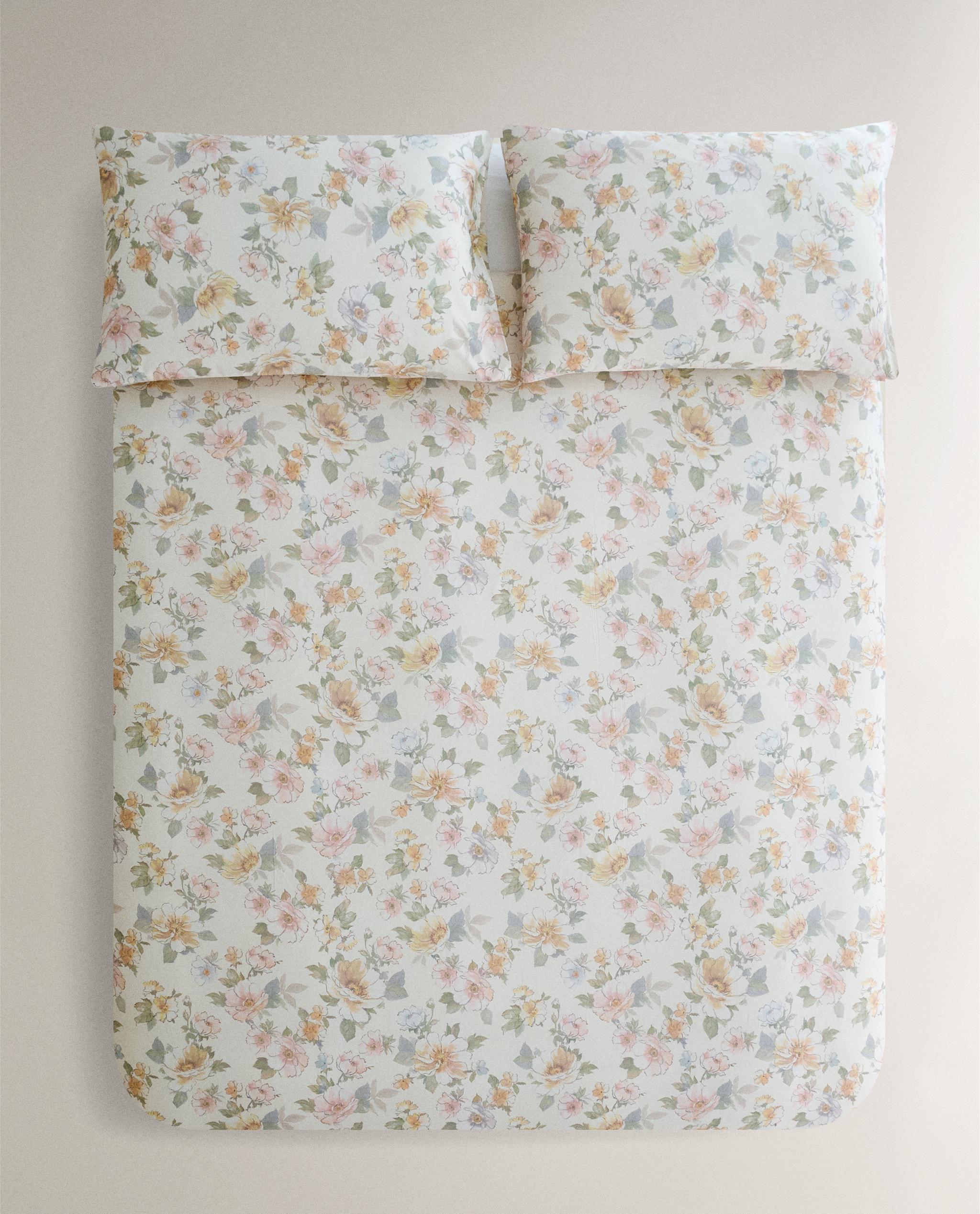 SATEEN FLORAL DUVET COVER product thumbnail 3