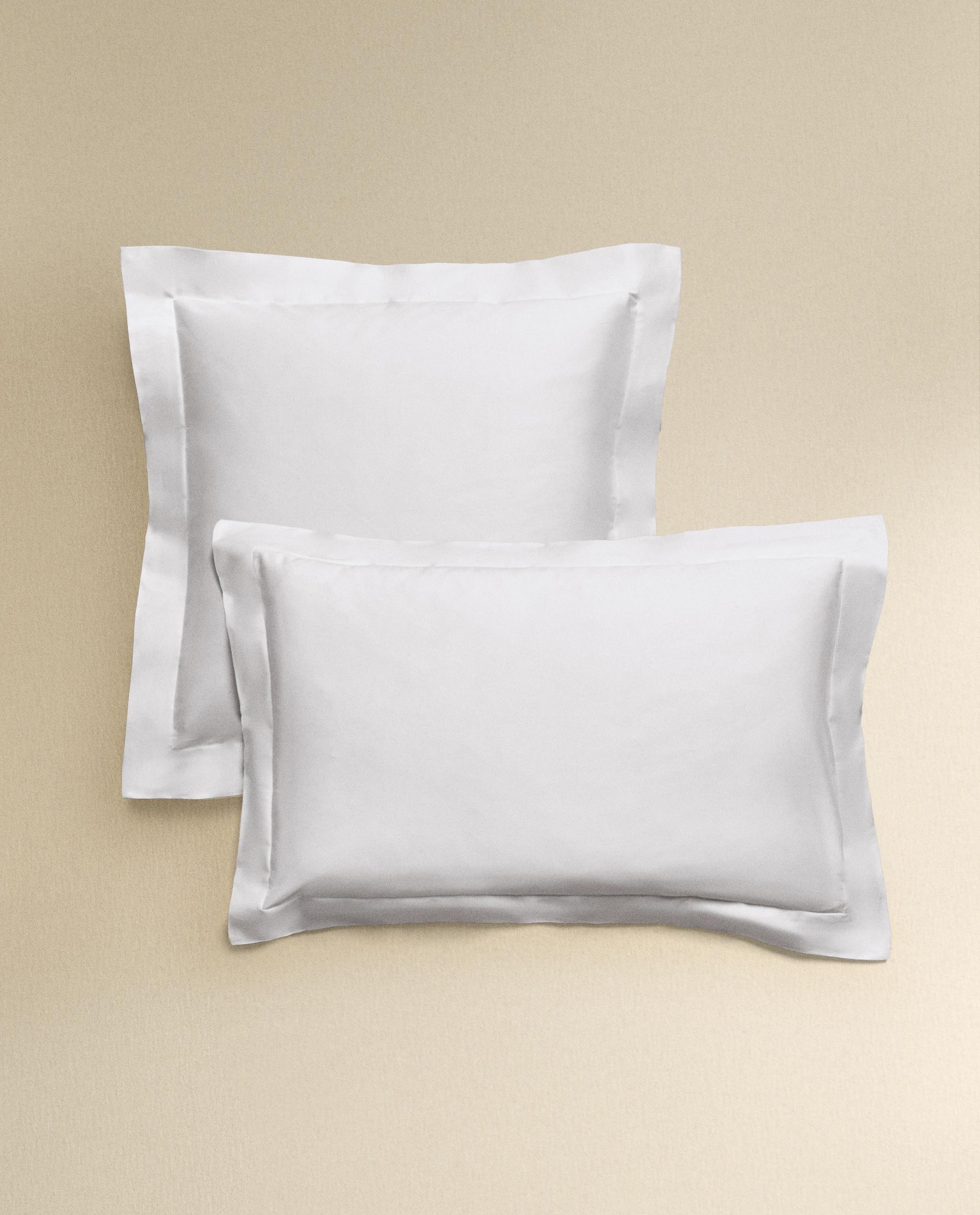 厚地 サテン ピローケース（300スレッド） | Zara Home 日本/Japan
