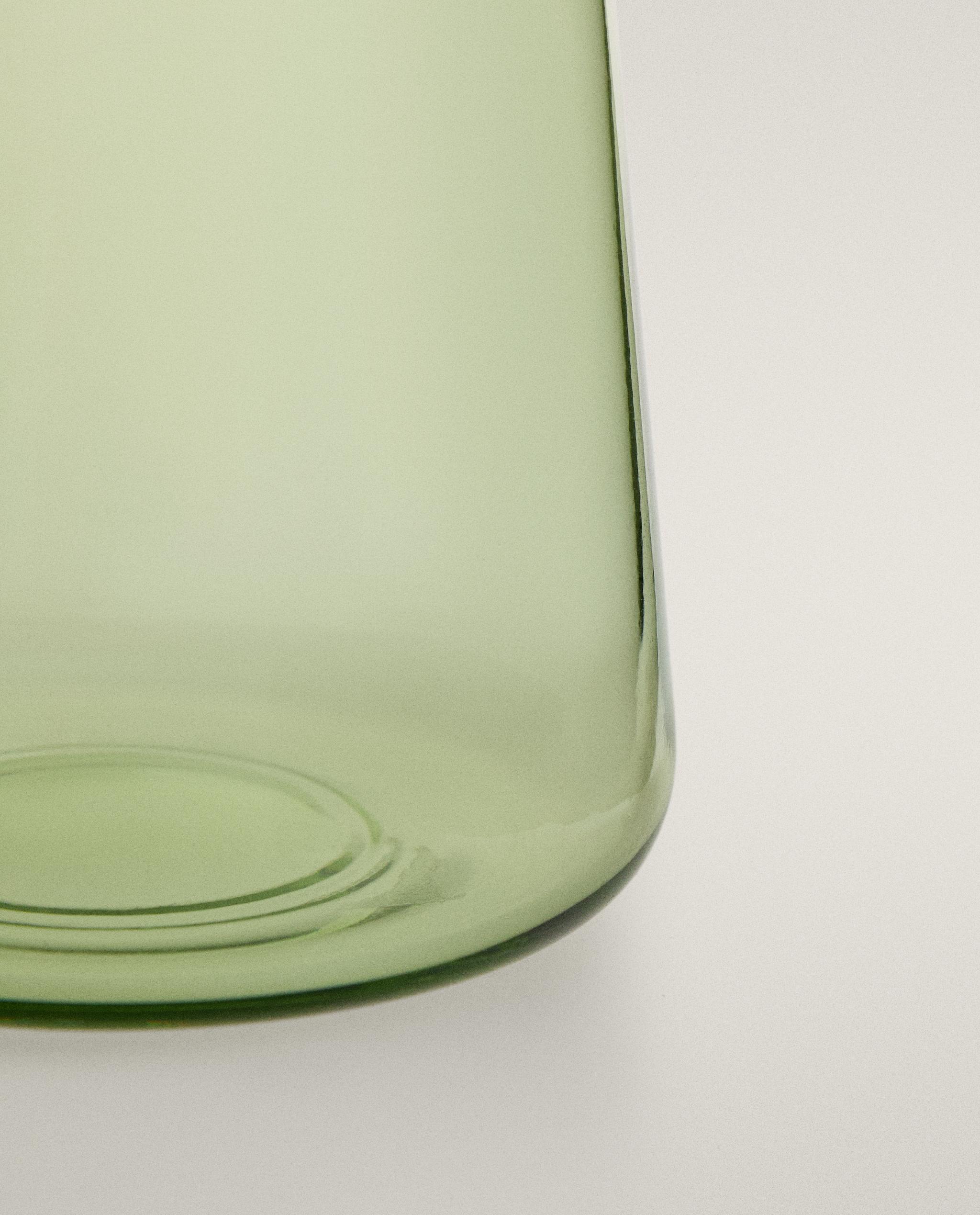 GREEN CRYSTALLINE GLASSWARE product thumbnail 5