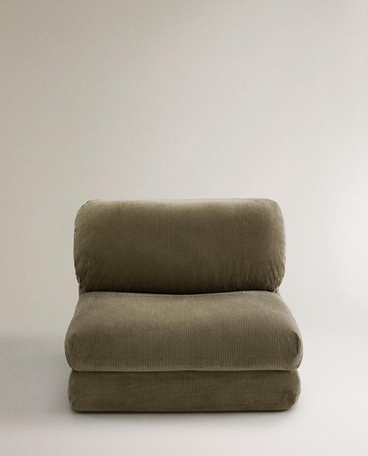 FAUTEUIL PLIANT INDIVIDUEL CORDUROY