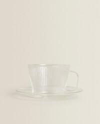 BOROSILICATE GLASS TEACUP AND SAUCER product thumbnail 16