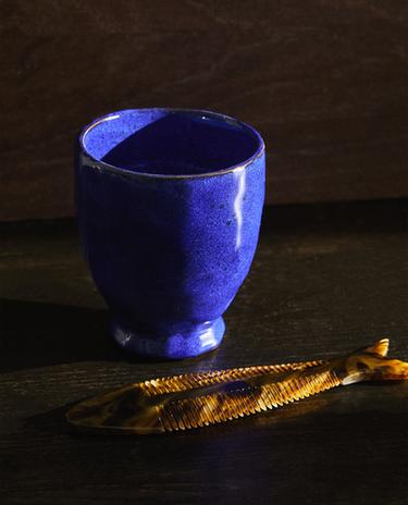 VASO CEPILLO DIENTES AZUL