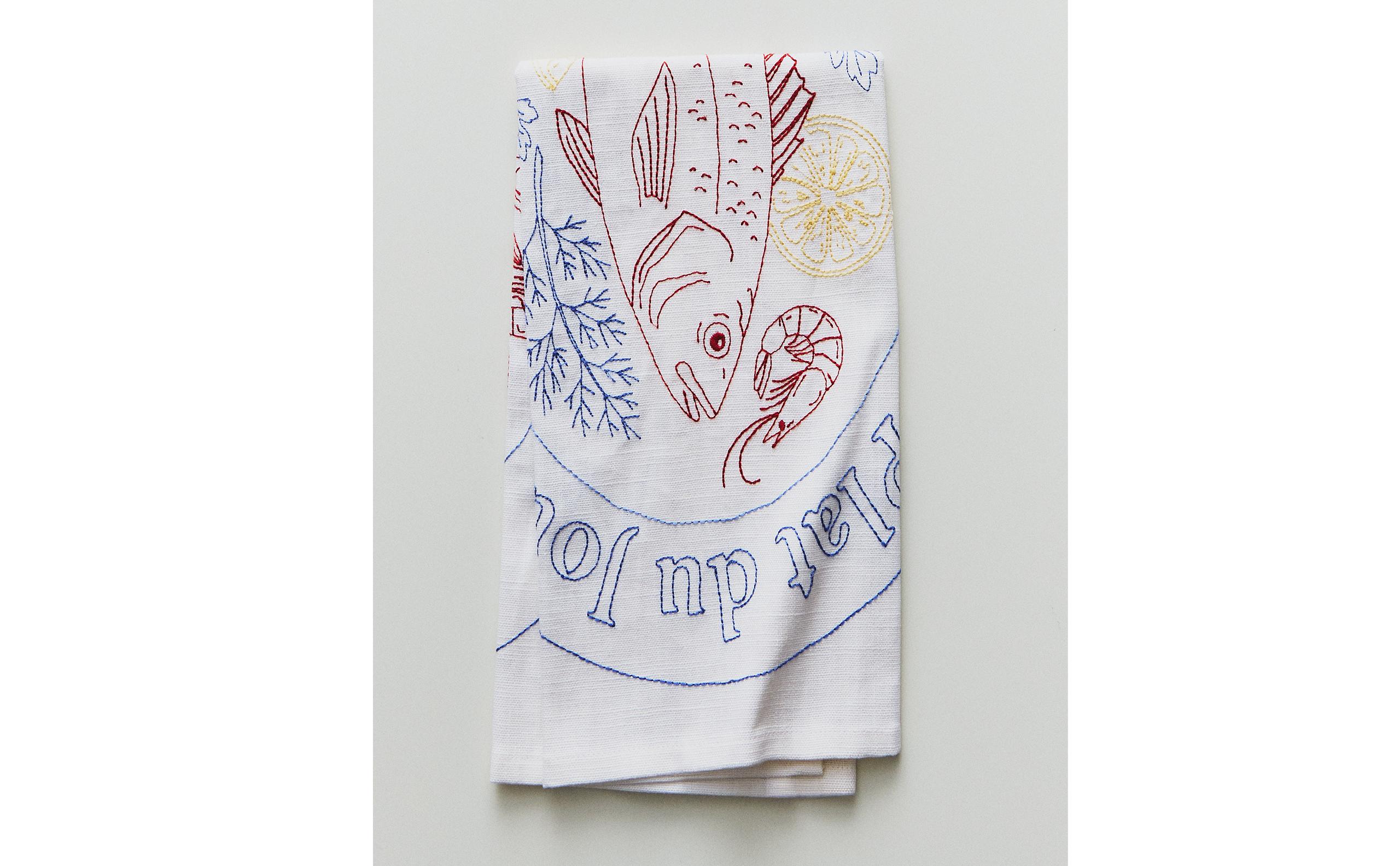 FISH PRINT TEA TOWEL product thumbnail 2