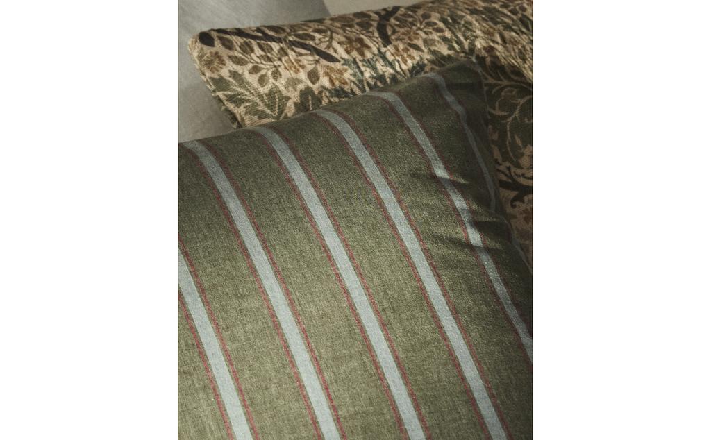 HOUSSE DE COUETTE PERCALE DE COTON RAYURES (300 FILS)
