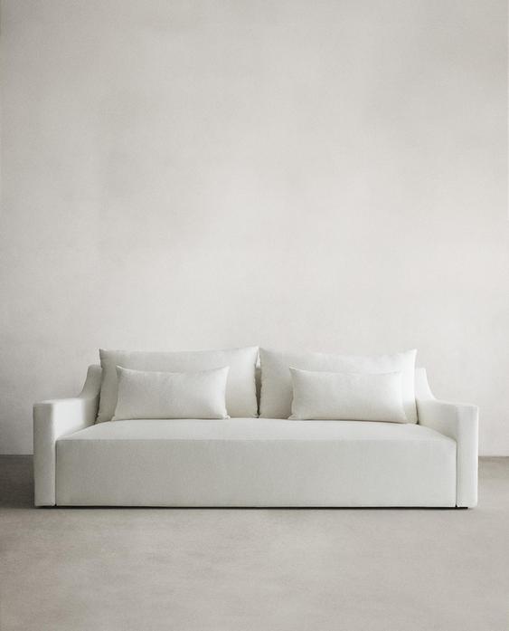 워싱 린넨 소파