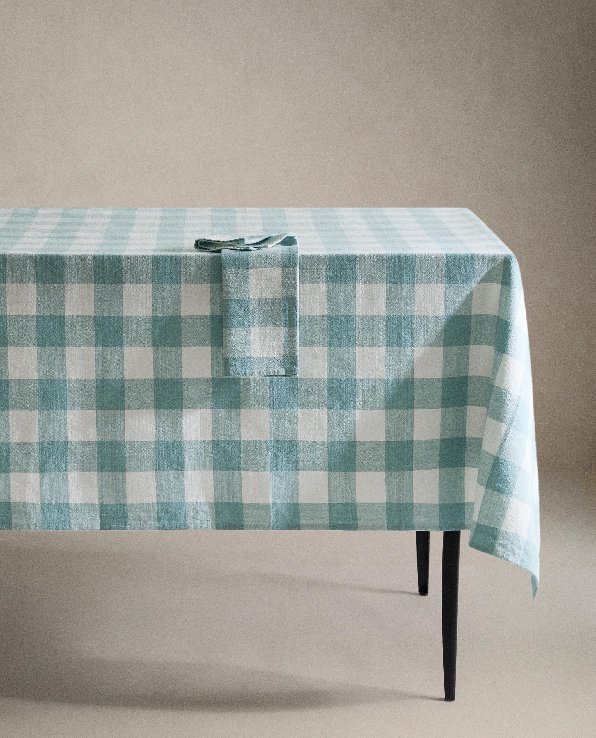 CHECK COTTON TABLECLOTH product thumbnail 7