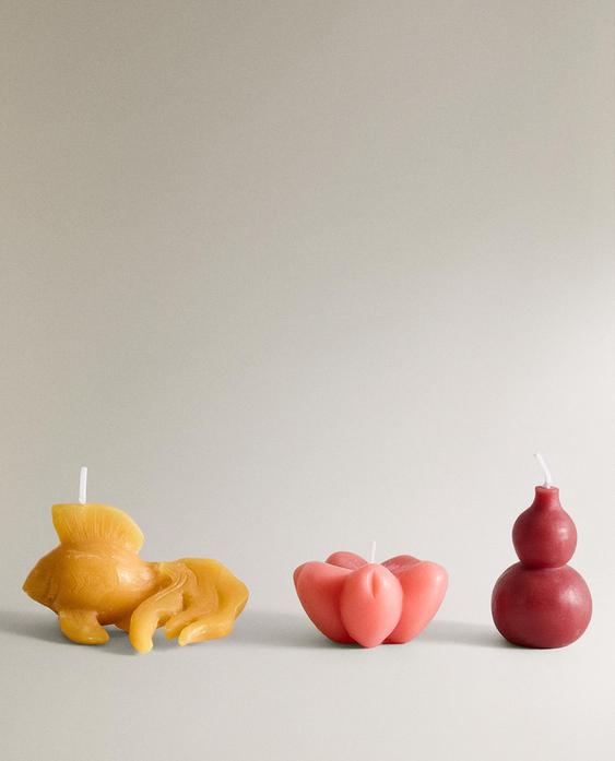 SET OF FLEUR D'OSMANTHUS SCENTED CANDLES