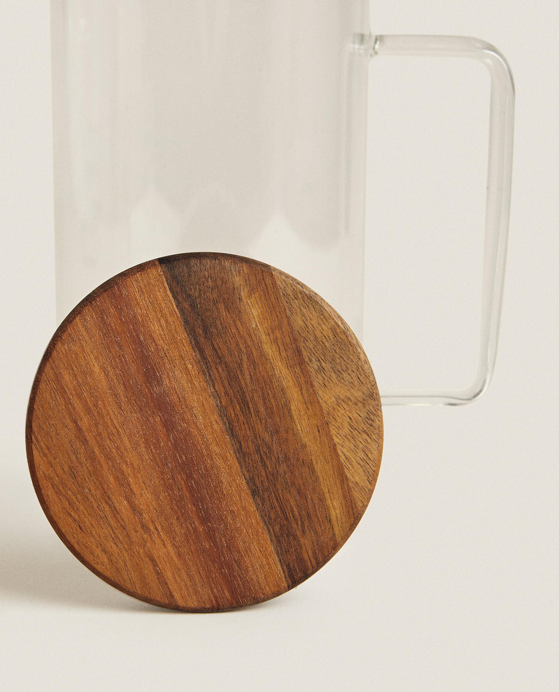 BOROSILICATE GLASS PITCHER WITH LID | Zara Home United States of