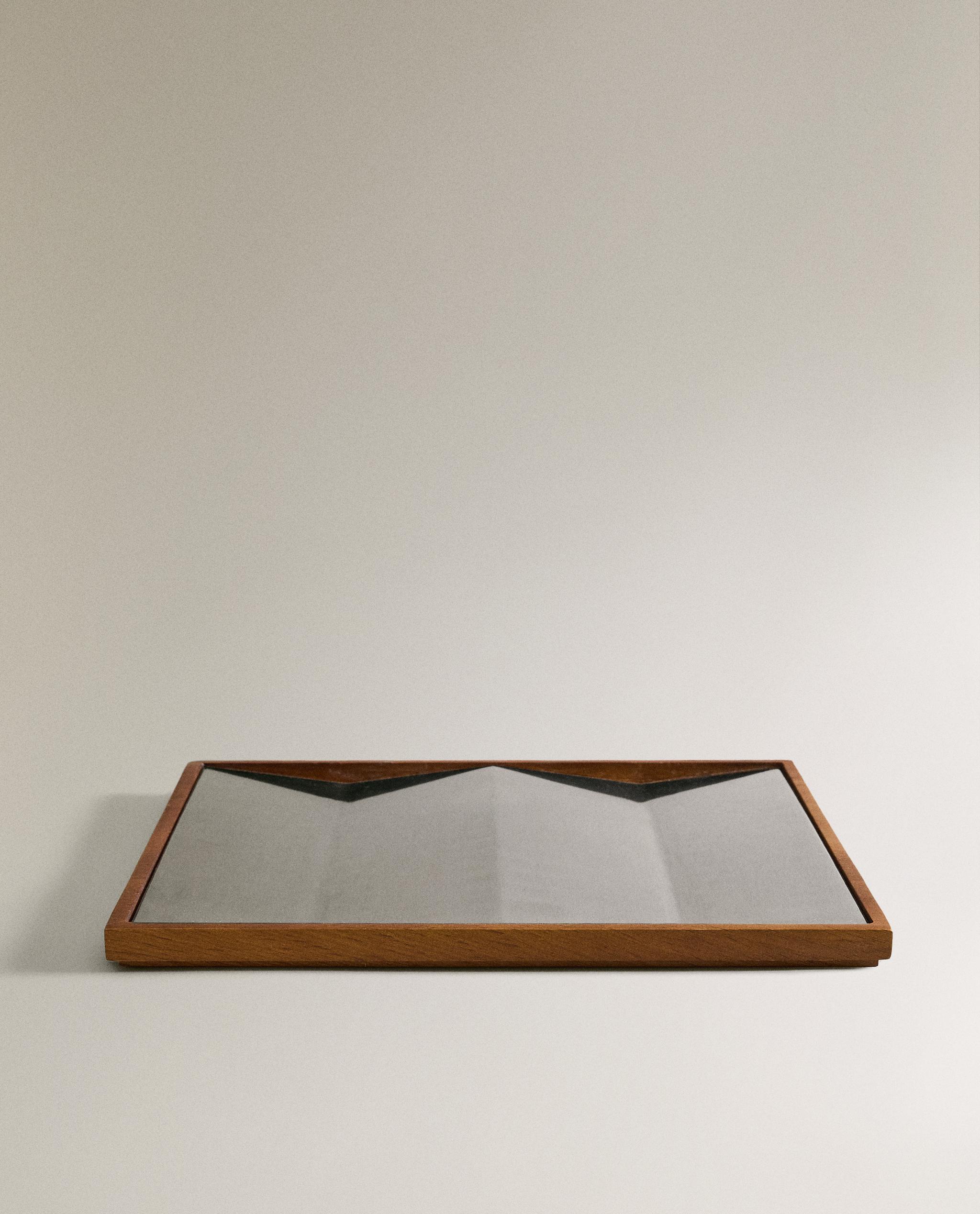 OAK AND STEEL DUMBBELL STAND