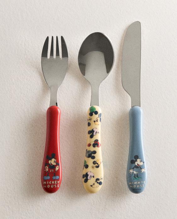 KIDS' MICKEY & MINNIE ©DISNEY CUTLERY SET (SET OF 3) KIDS' MICKEY & MINNIE ©DISNEY CUTLERY SET (SET OF 3)