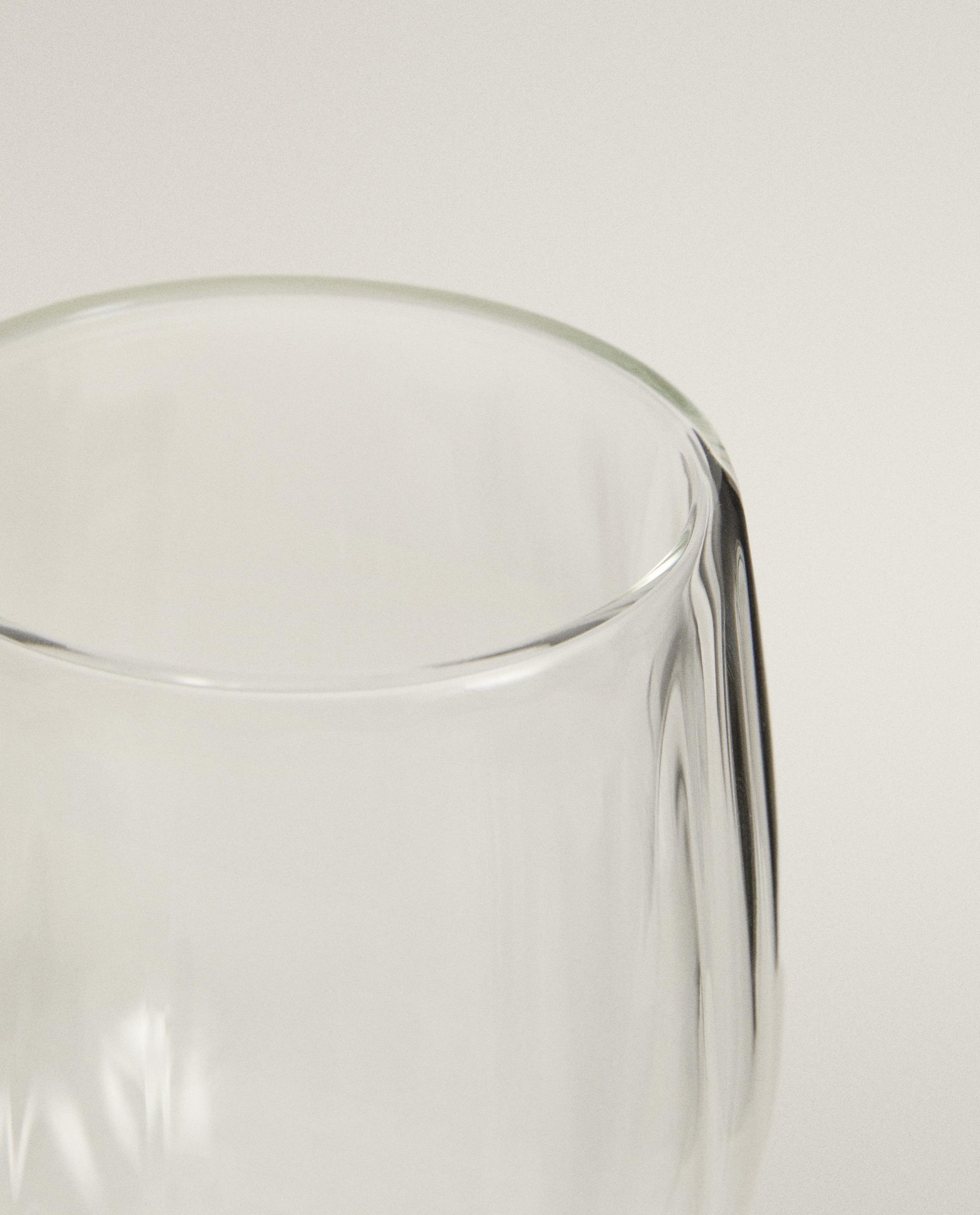DOUBLE-WALL BOROSILICATE TUMBLER WITH LINES product thumbnail 5