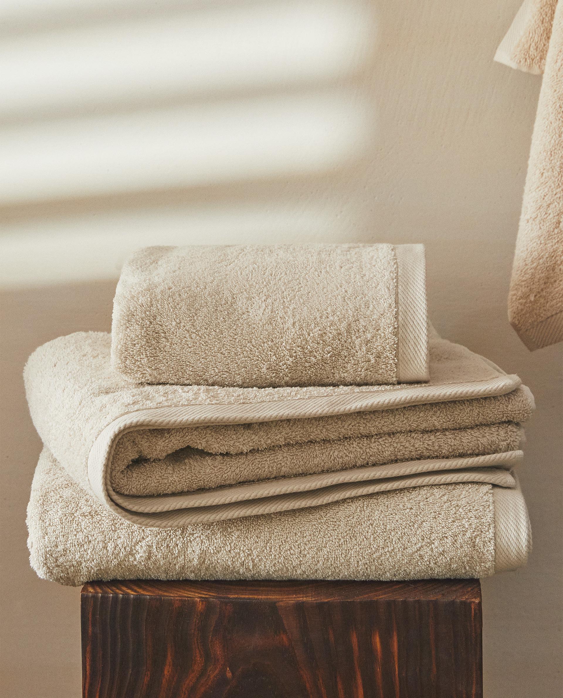 800 Gxm² Zara Bath Towels PLAIN COTTON TERRY BATH TOWEL (500 GXM²