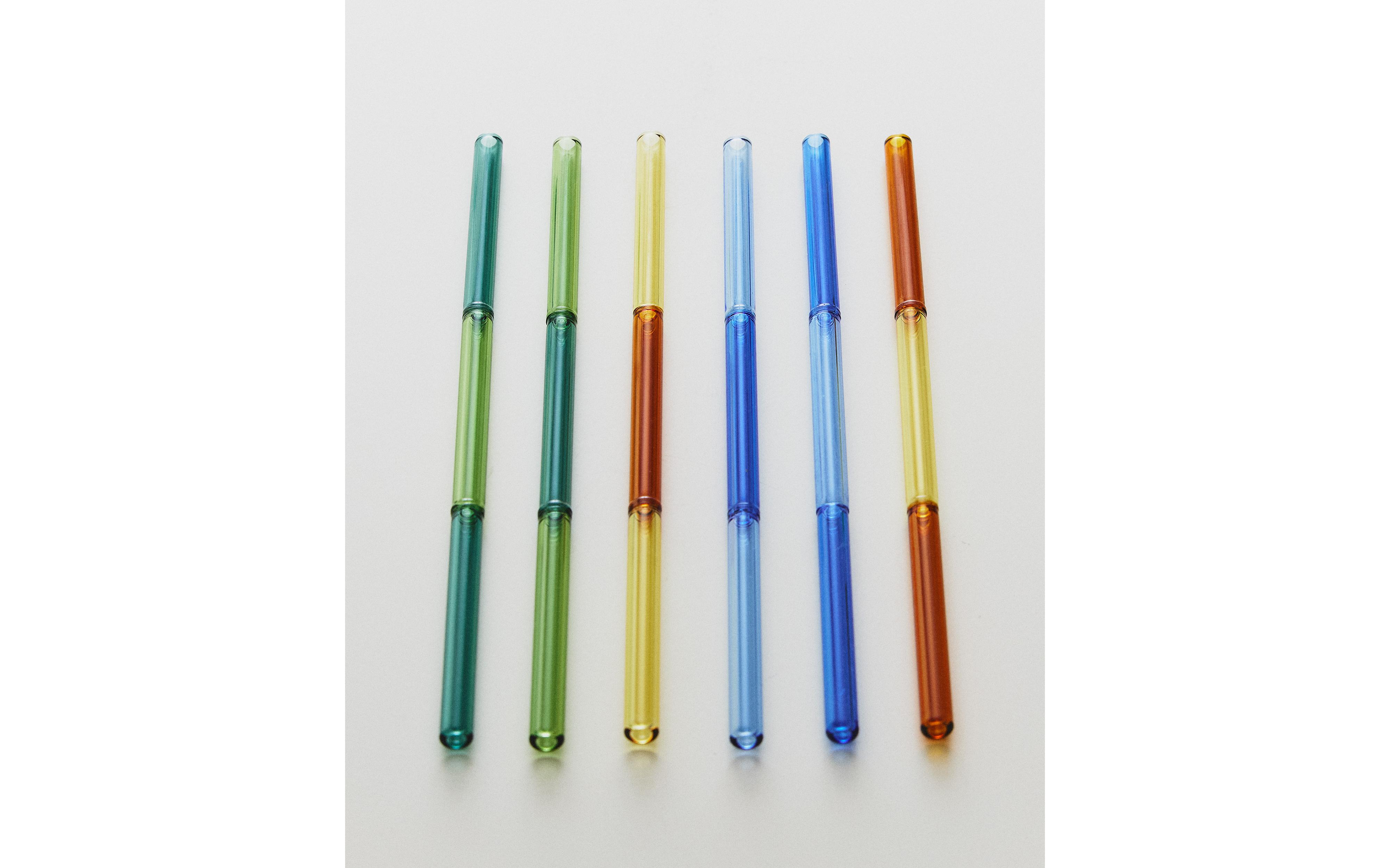 PACK OF COLOURED BOROSILICATE STRAWS (PACK OF 6) product thumbnail 9