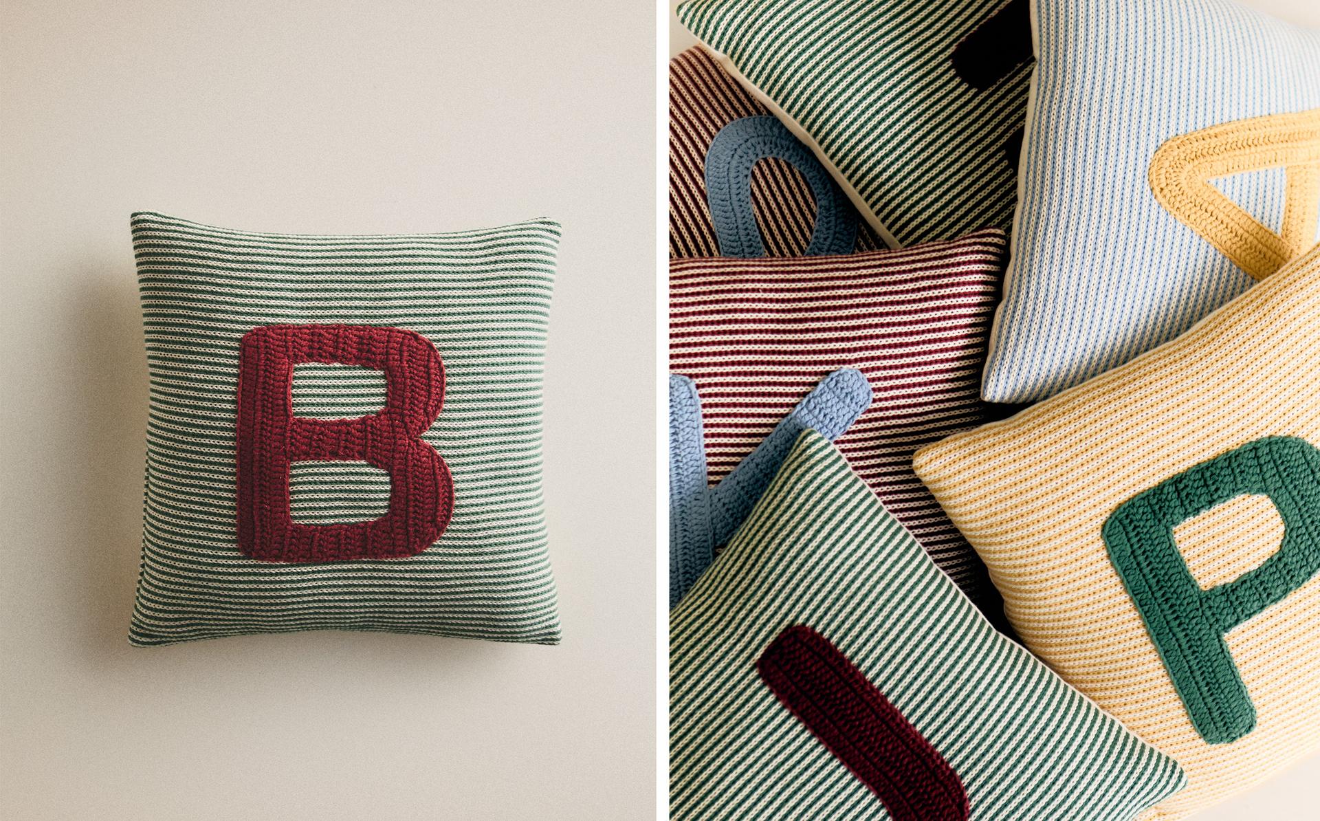 KIDS LETTER CUSHIONS