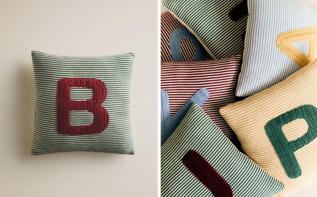 COJINES INFANTILES LETRAS