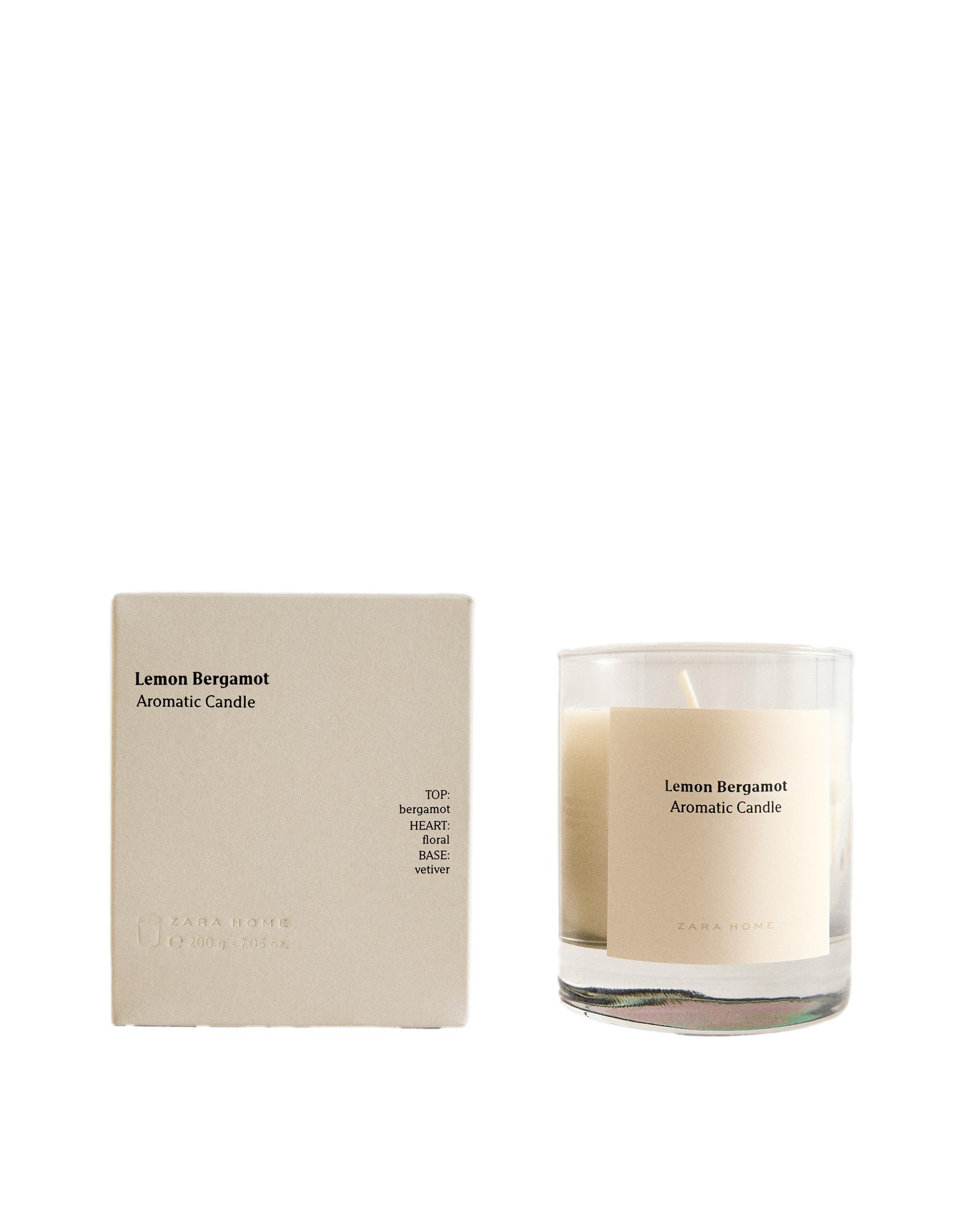 (200 G) LEMON BERGAMOT SCENTED CANDLE product thumbnail 7