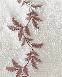 PLANT EMBROIDERY BATH TOWEL