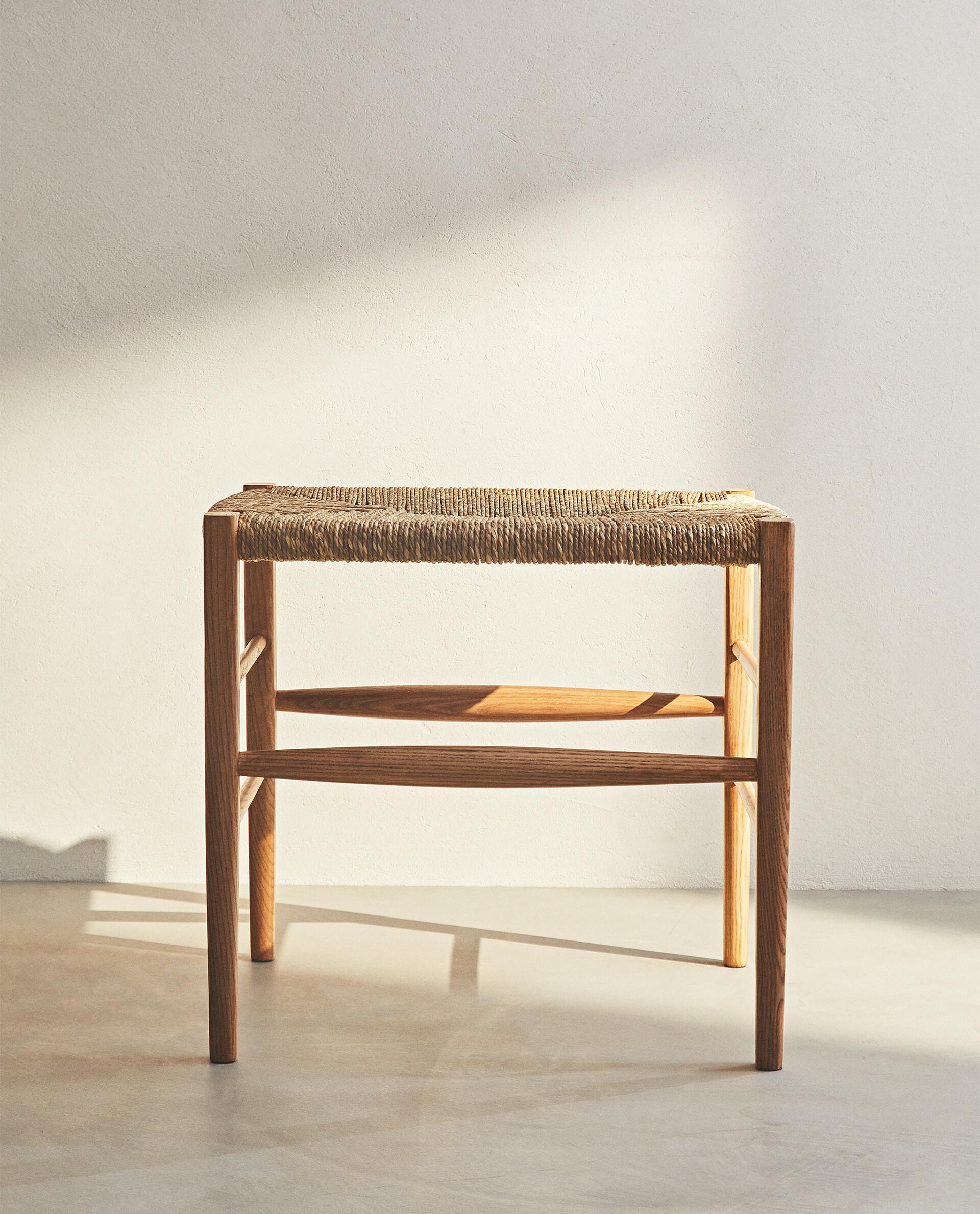ザラホーム　ベンチ ウッド＆ラタン ベンチ | Zara Home 日本/Japan