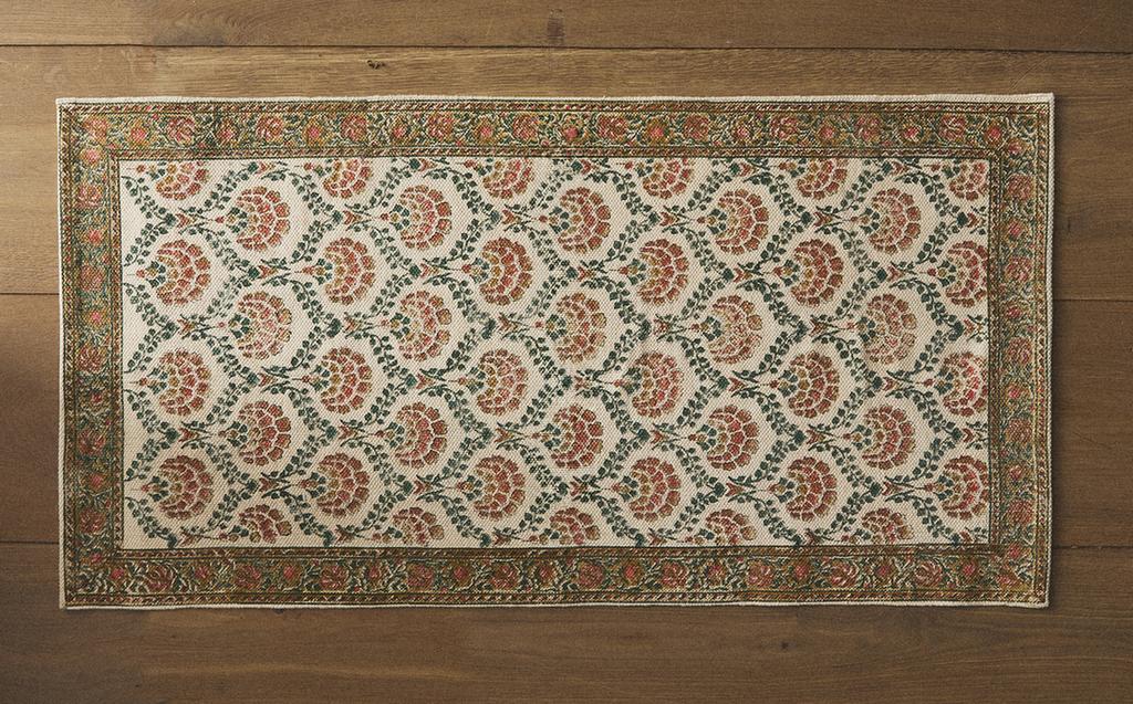 FLORAL PRINT RUG