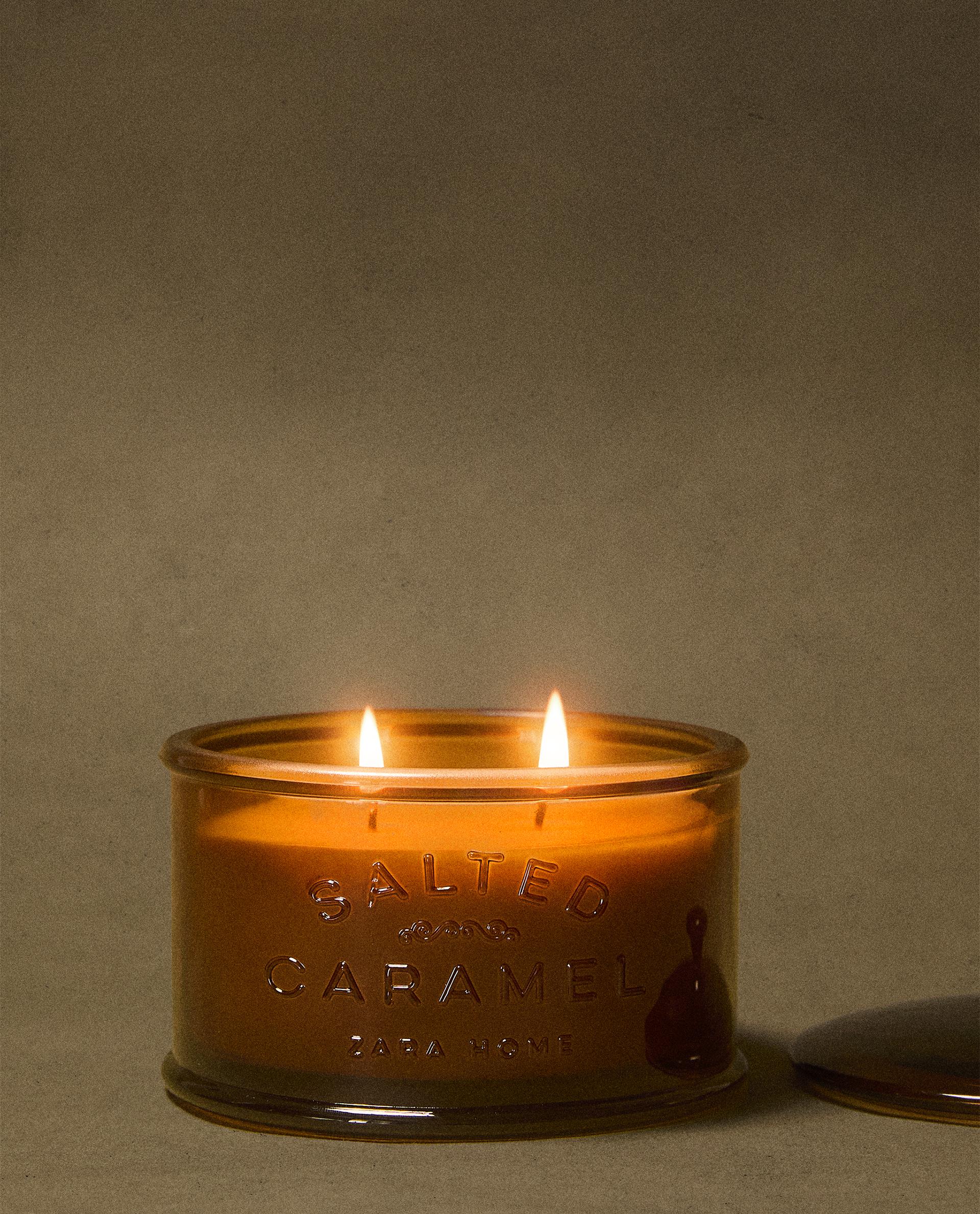 (350 G) SALTED CARAMEL SCENTED CANDLE