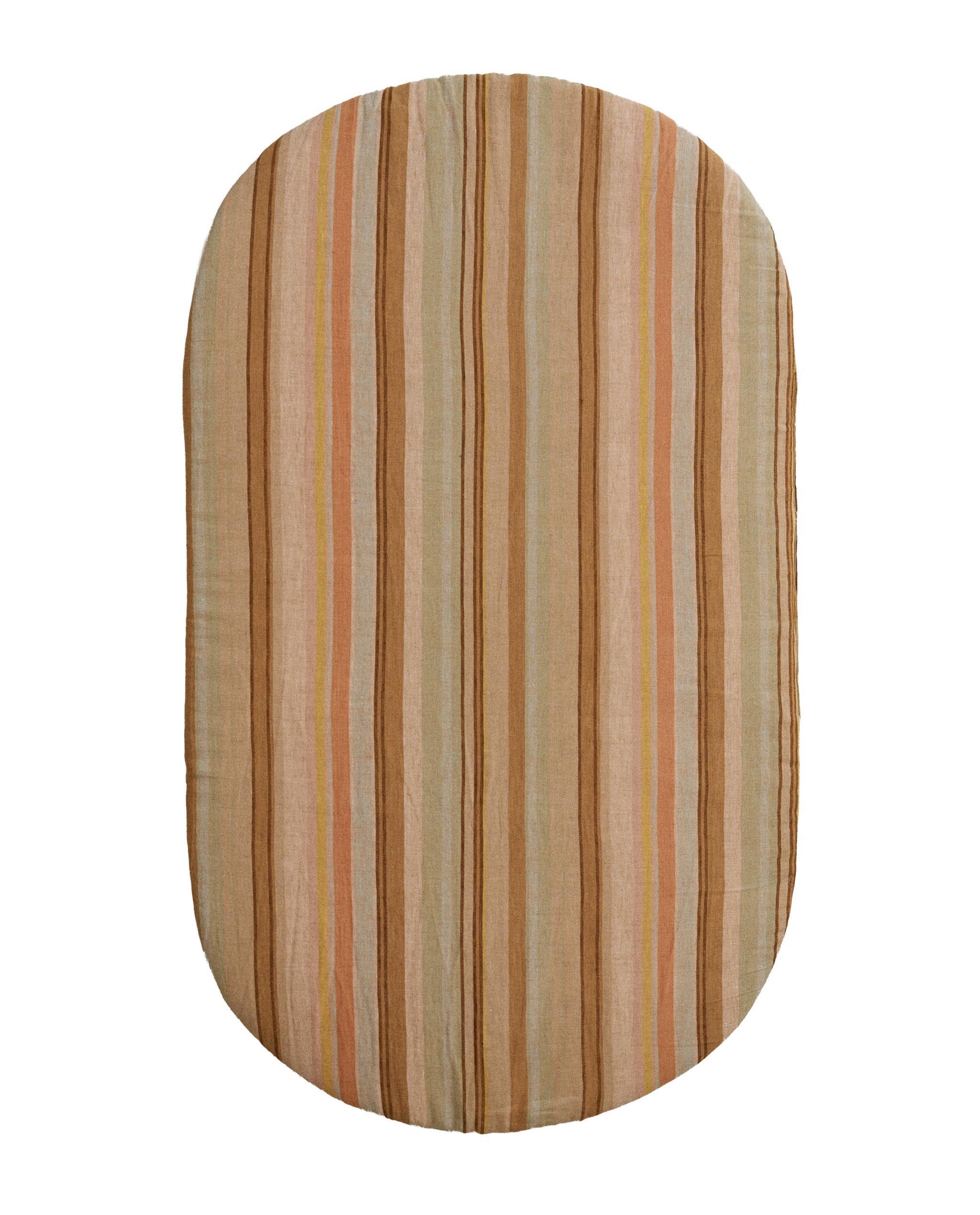 STRIPED COTTON AND LINEN COUCH SEAT CUSHION product thumbnail 6