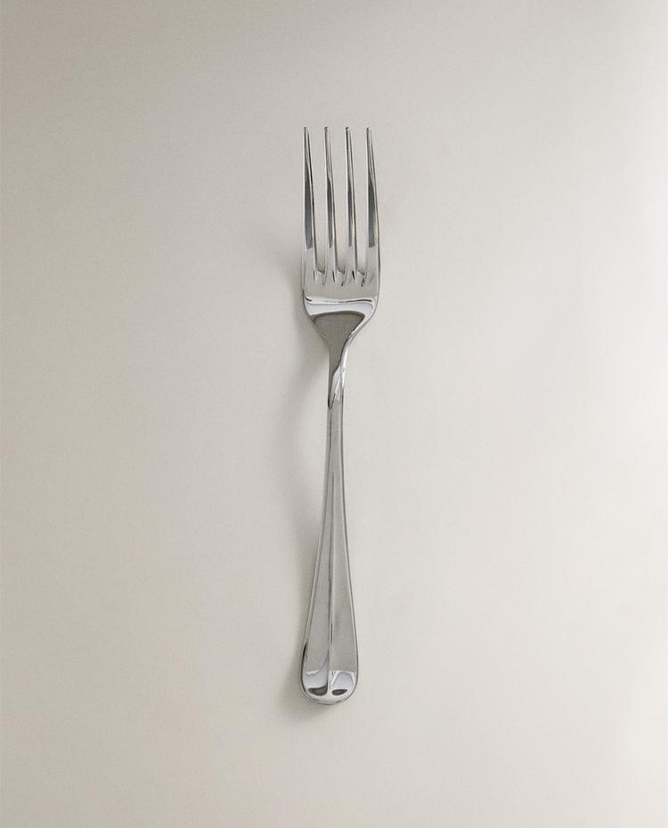 SILVER STEEL SERVING FORK